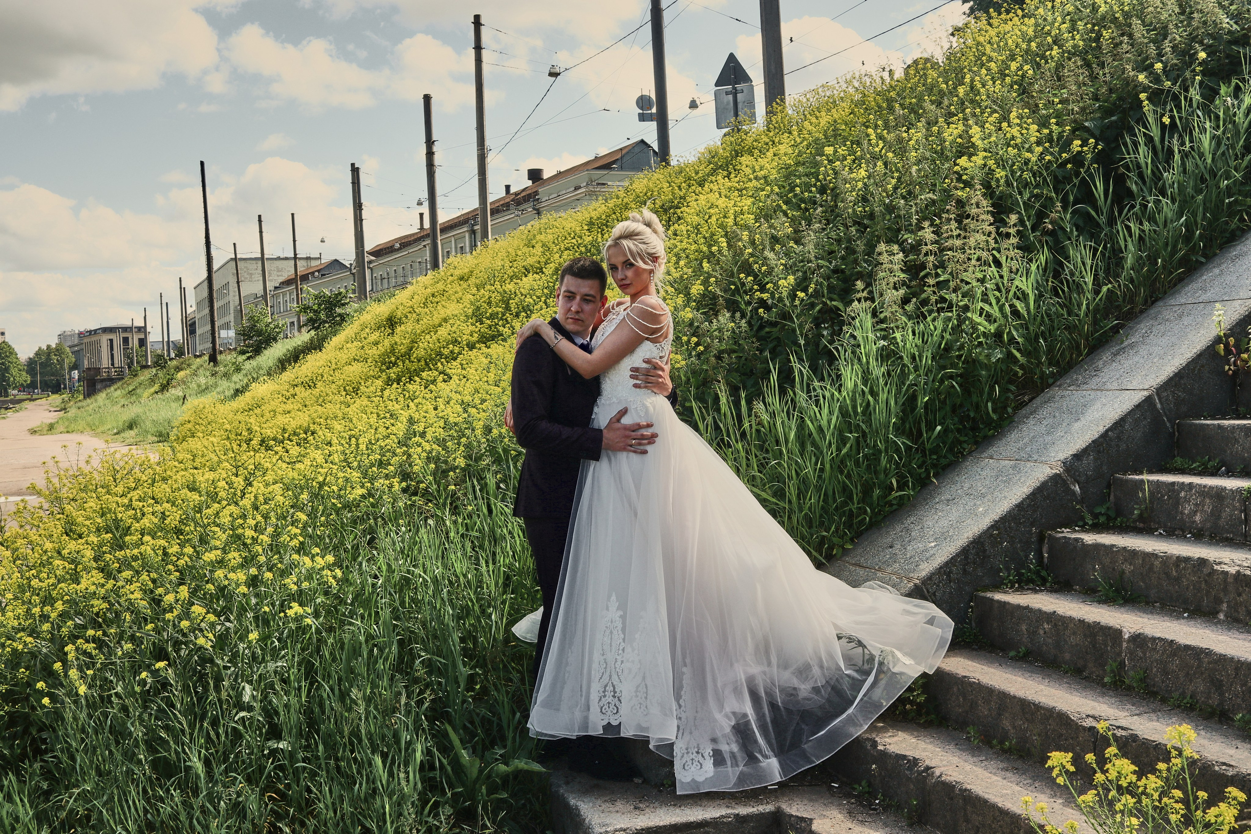 Они залезли на трактор…. Свадебный фотограф Анастасия Лахтионова