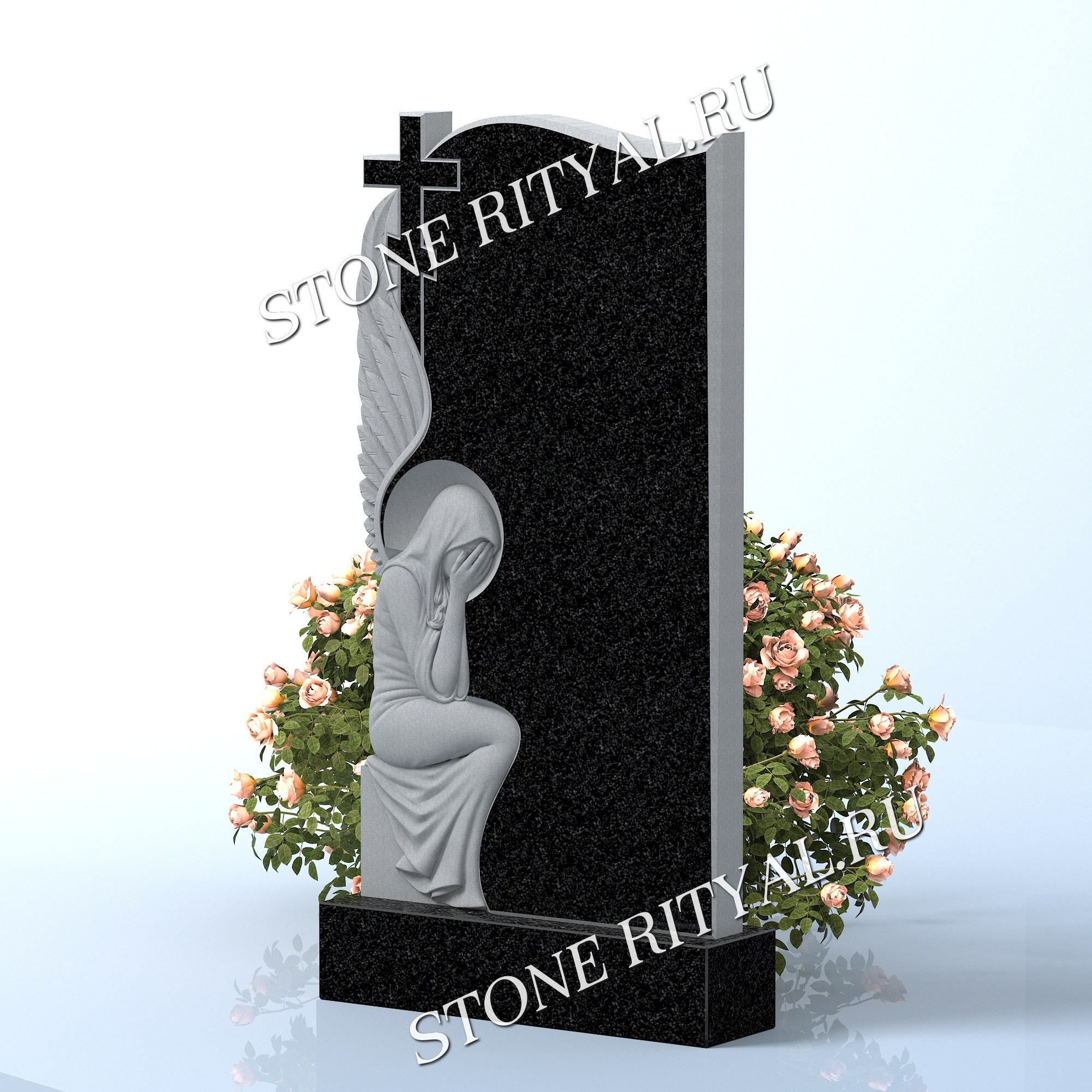 Вертикальные памятники фигурные. Изготовление и установка памятников в Москве и МО