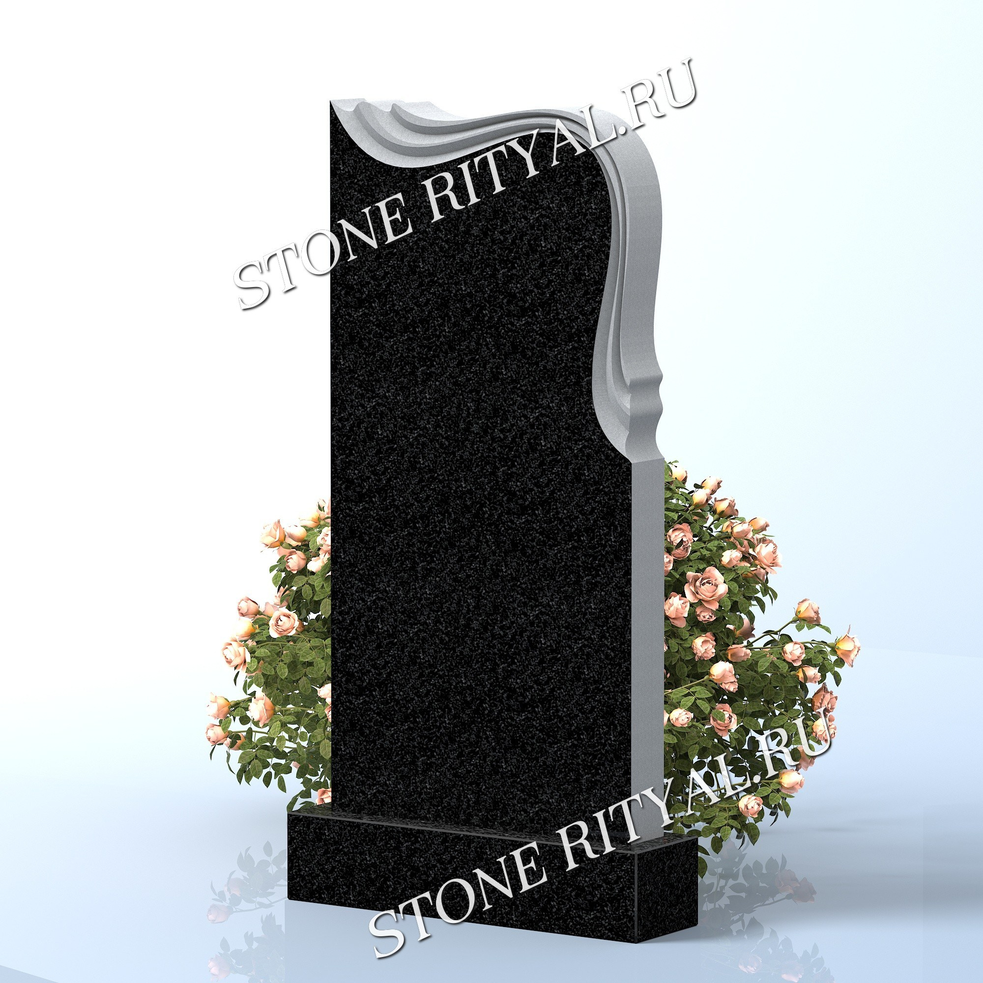 Вертикальные памятники прямые. Изготовление и установка памятников в Москве и МО