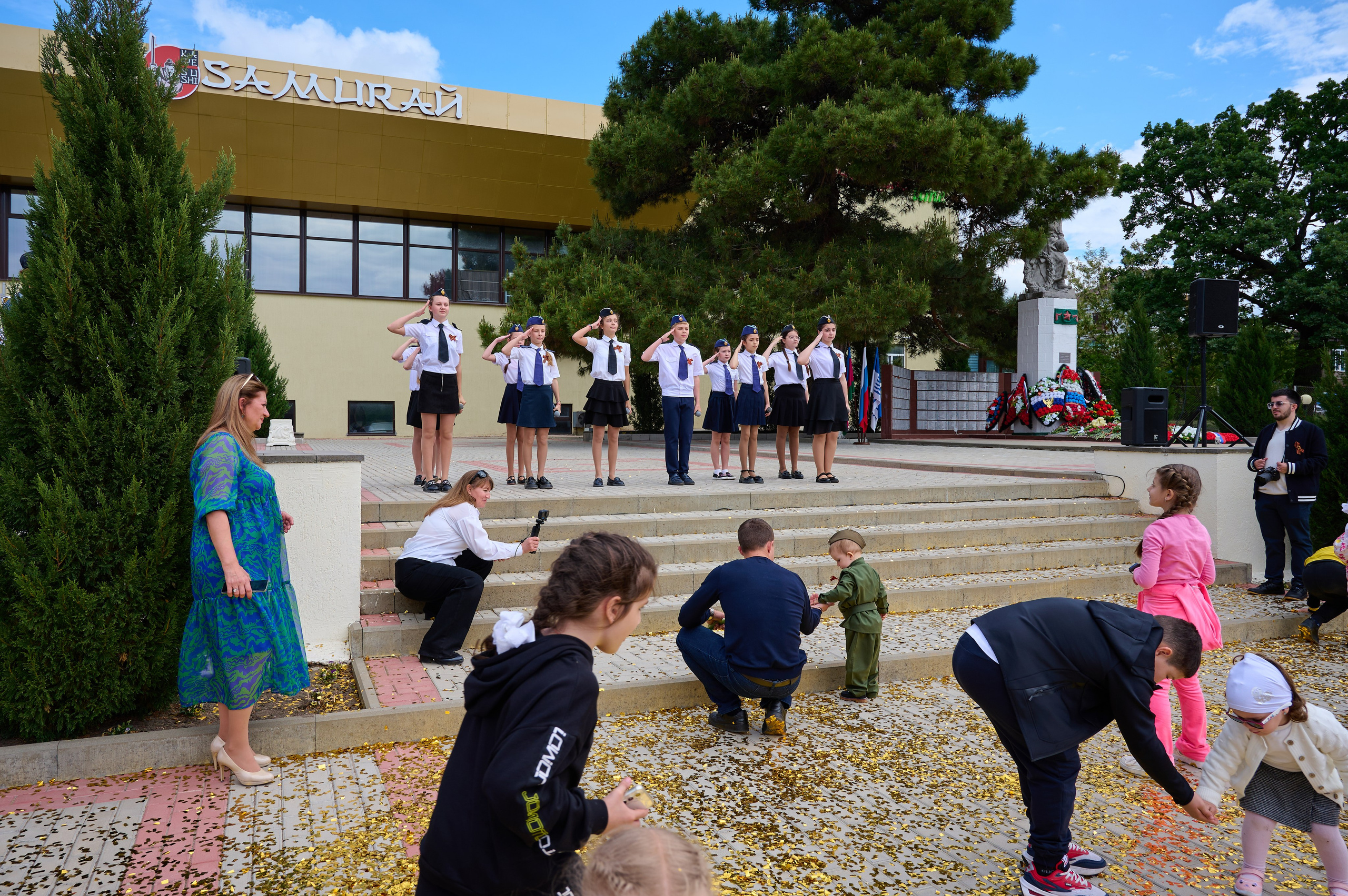 Митинг 9 мая. Жизнь курорта Кабардинка в фотографиях