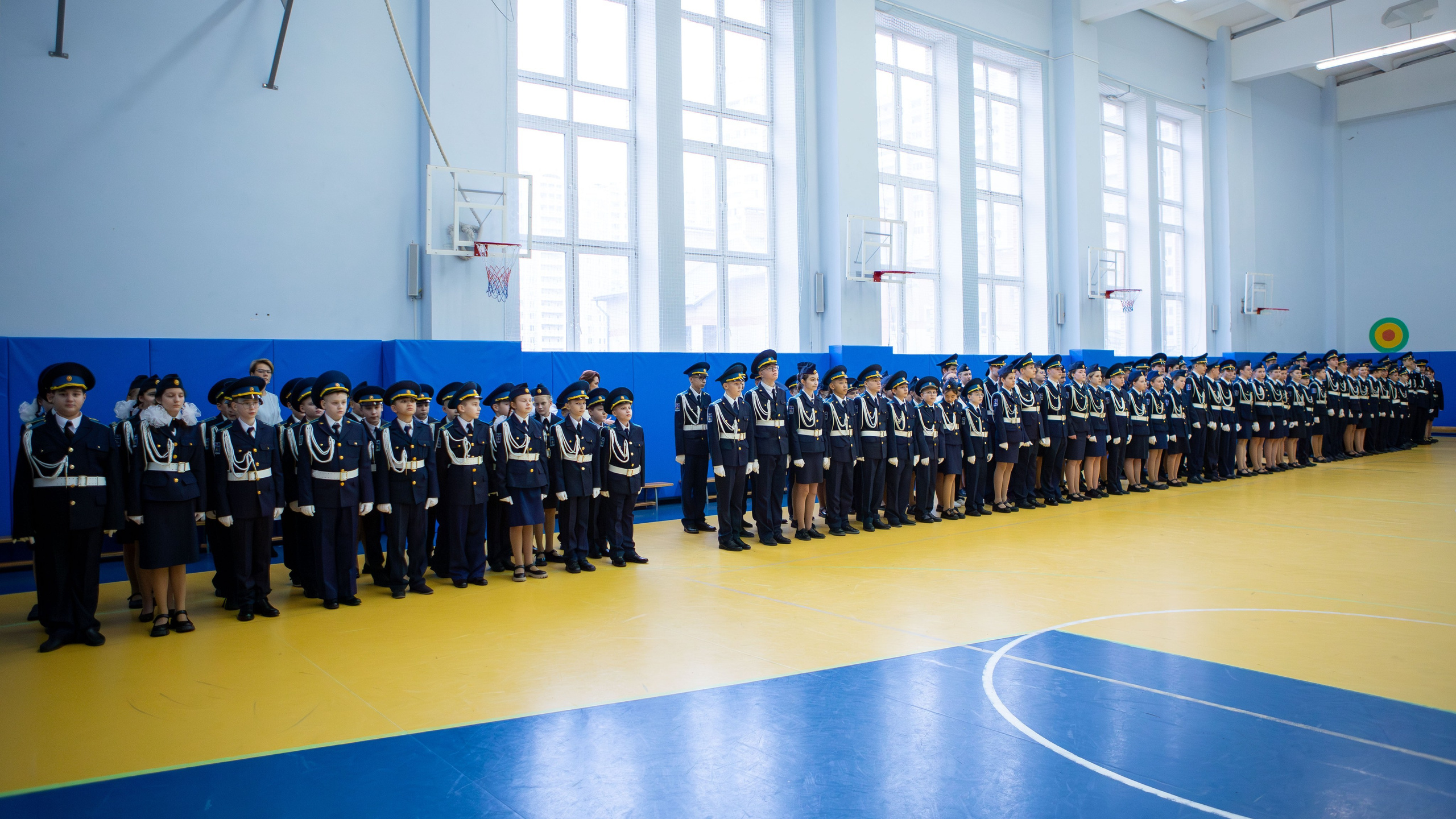 торжественная церемония кадеты гимназия №7 Подольск