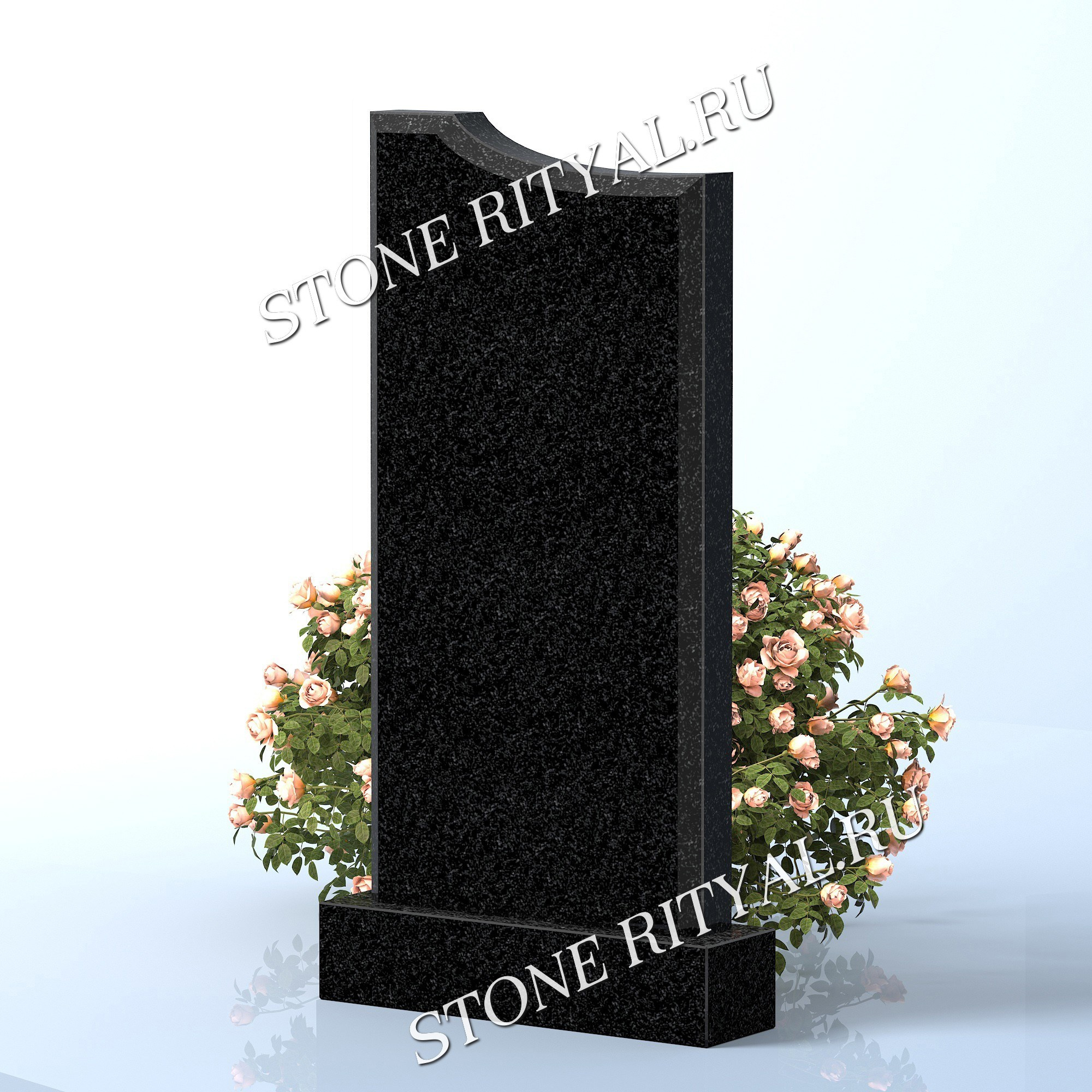 Вертикальные памятники прямые. Изготовление и установка памятников в Москве и МО