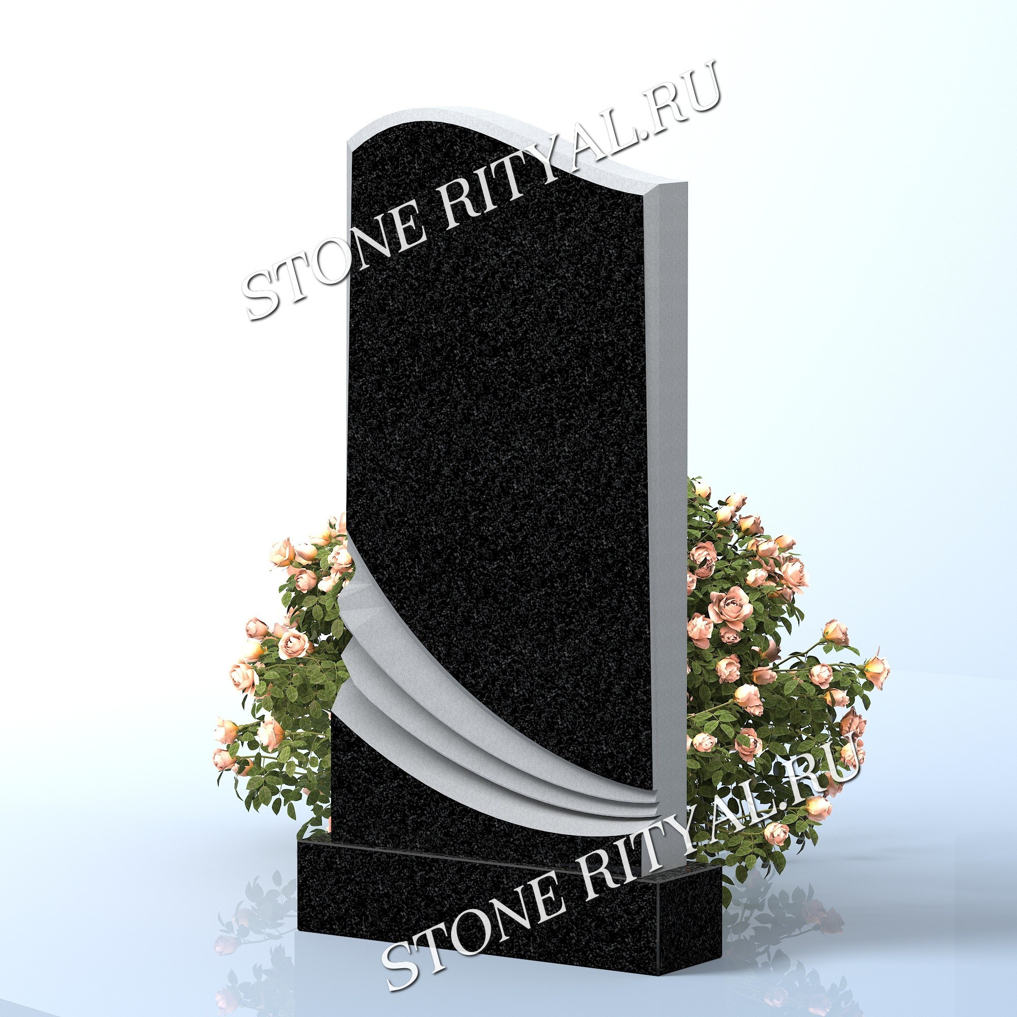 Вертикальные памятники прямые. Изготовление и установка памятников в Москве и МО