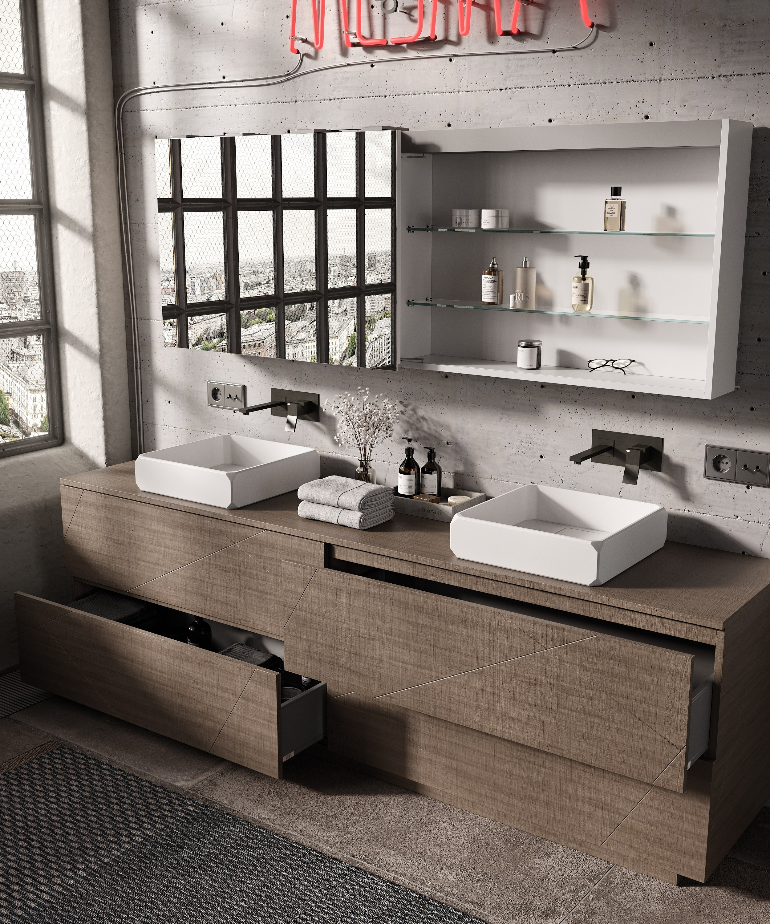 Геометрия воздуха | MOMA Design. 3D визуализация интерьеров | avocado.render