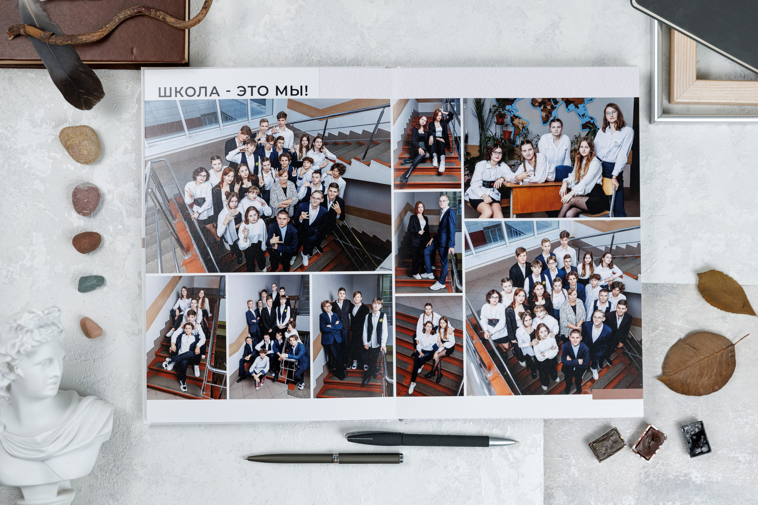 Альбомы общей вёрстки (одинаковые) 9, 11 класс. Семейный и детский фотограф Комина Елена, Власиха, Одинцово