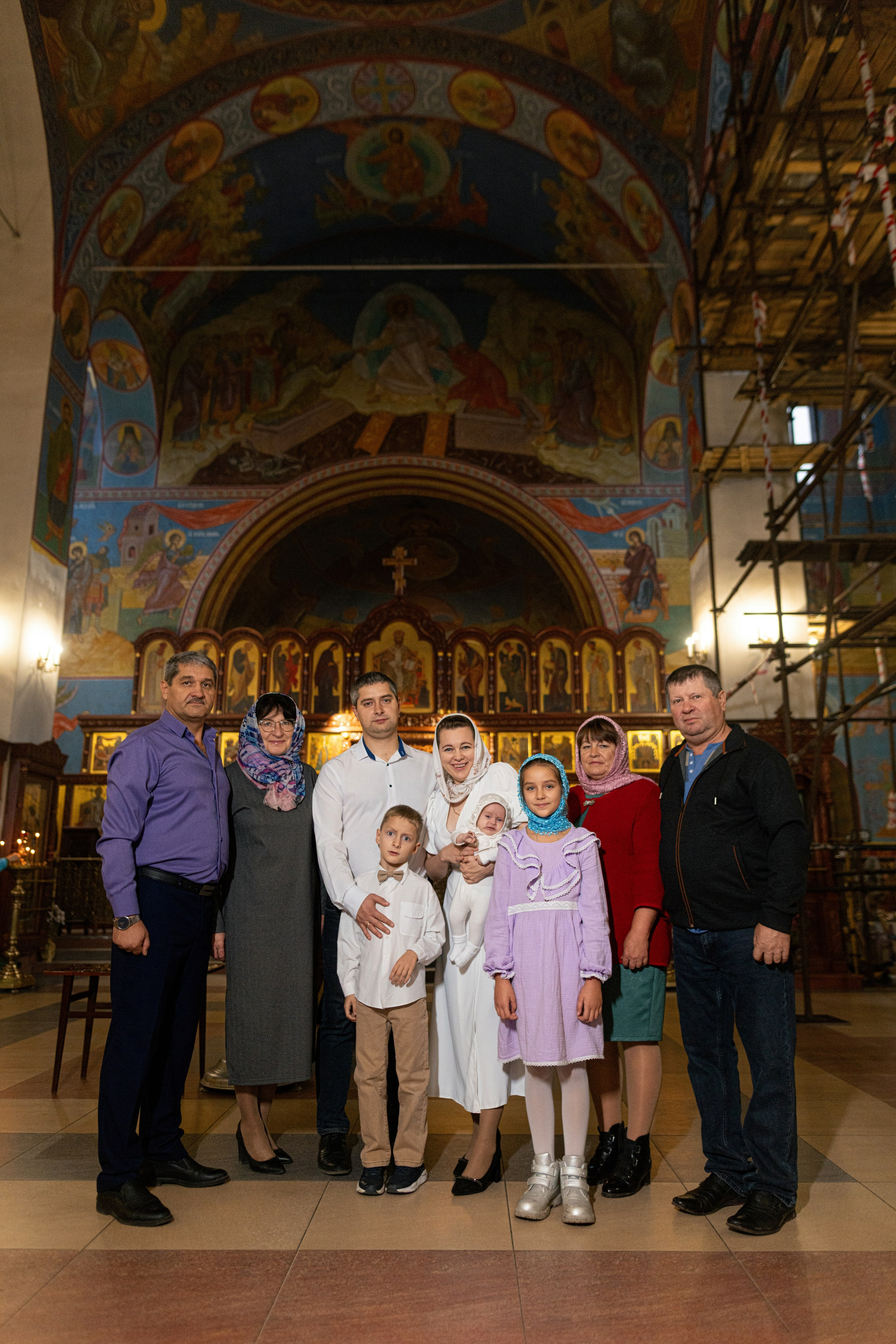 Крещение Алины. Дмитрий Шульгин, портретный фотограф в Воронеже