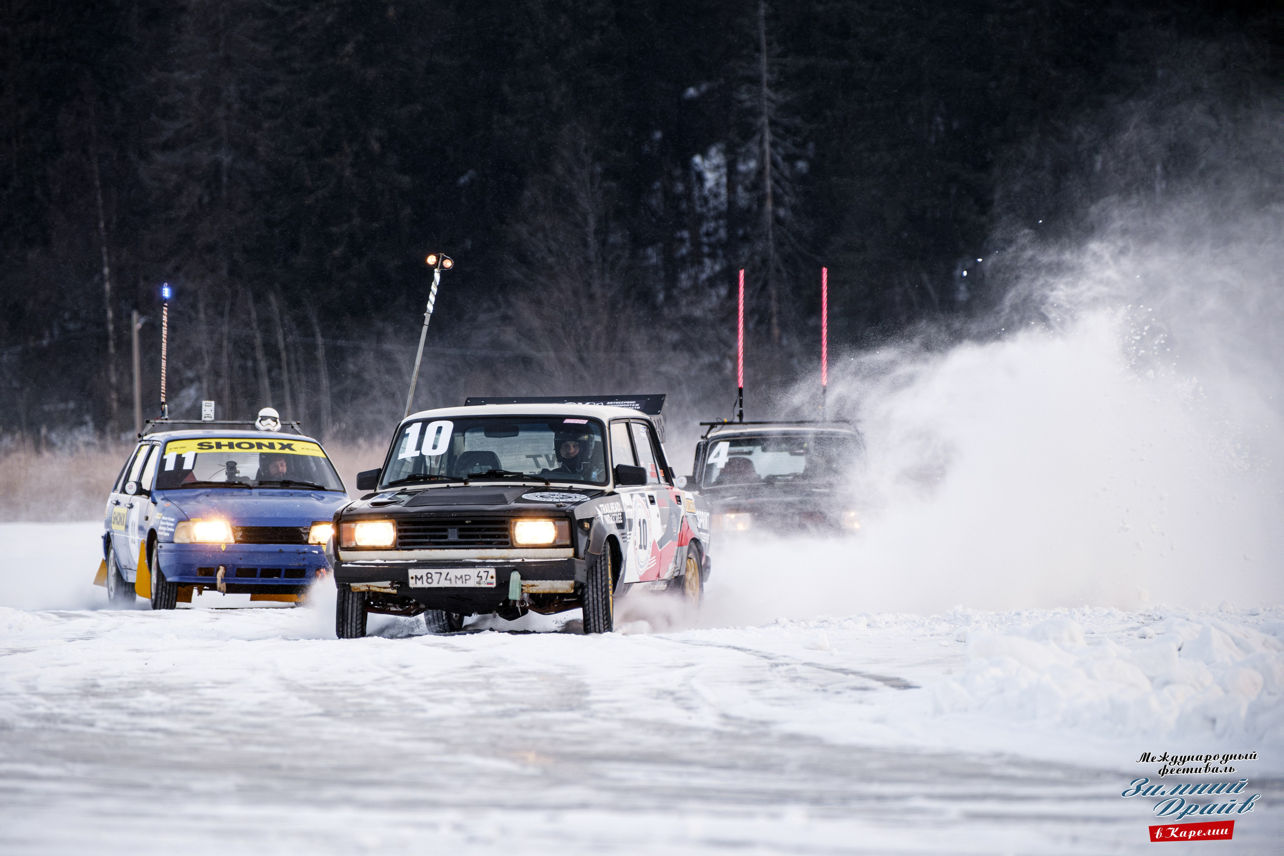 «Зимний Драйв в Карелии» Авто Марафон-гигант «25 часов на льду» Илона Накутис, Николай Грязин, джимхана, фотограф Антон Медведев, icoguar, Сортавала, Карелия