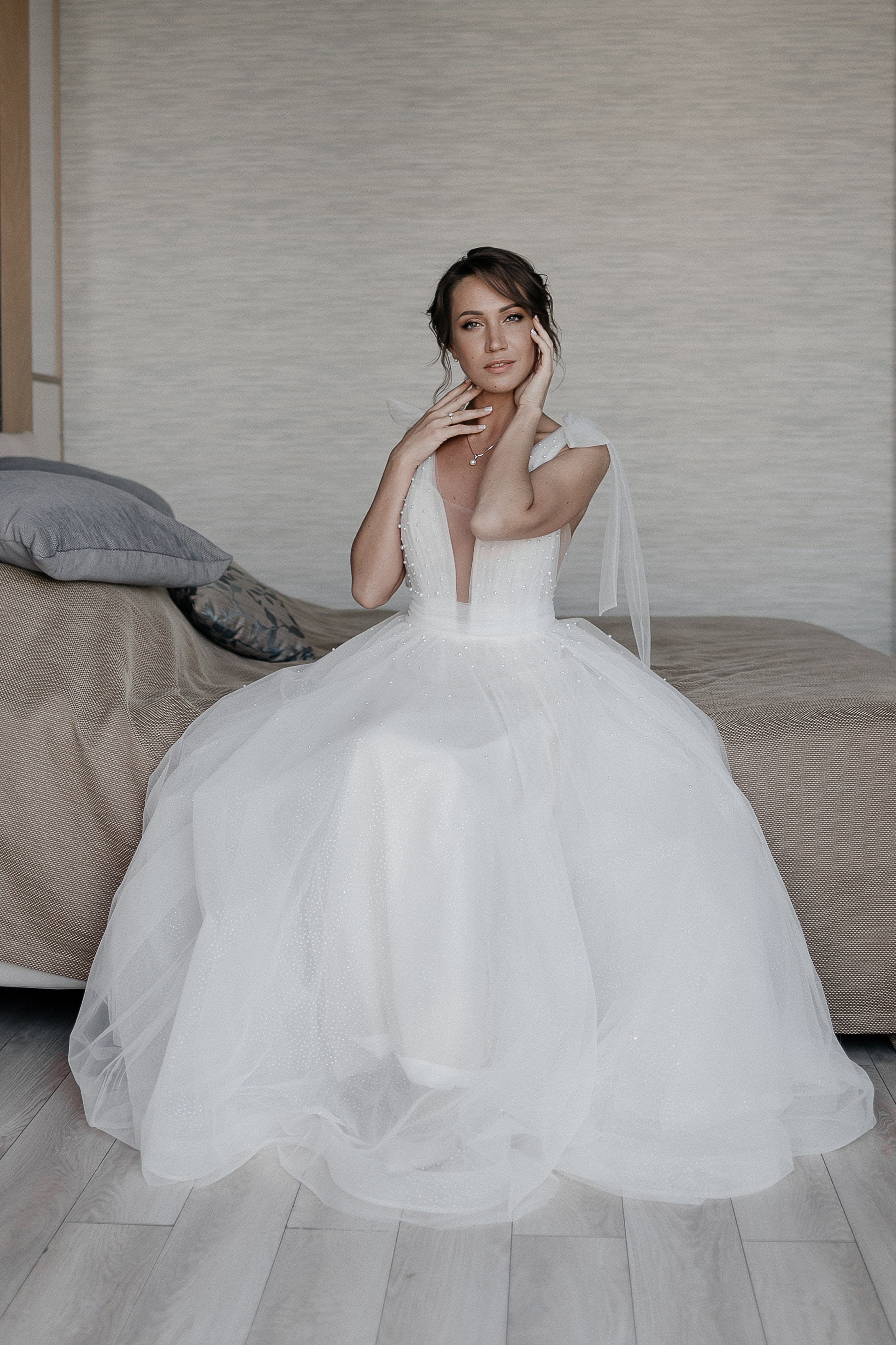 Портрет невесты на фотосессии