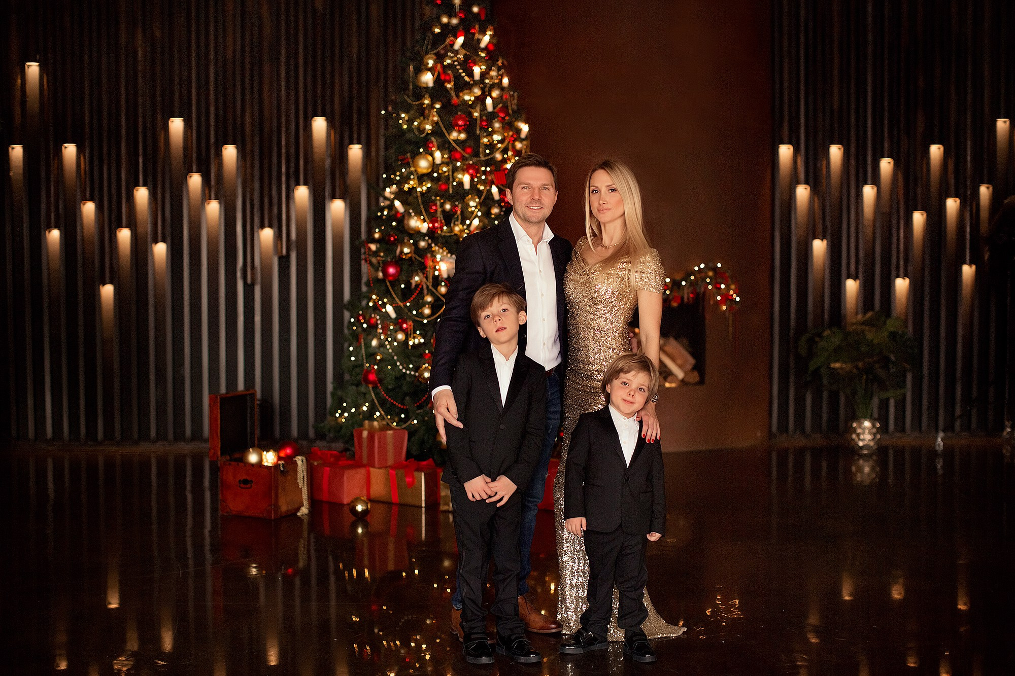 Новогодняя Фотосессия в вечернем стиле. Tatyana Nadezhdina Family photographer