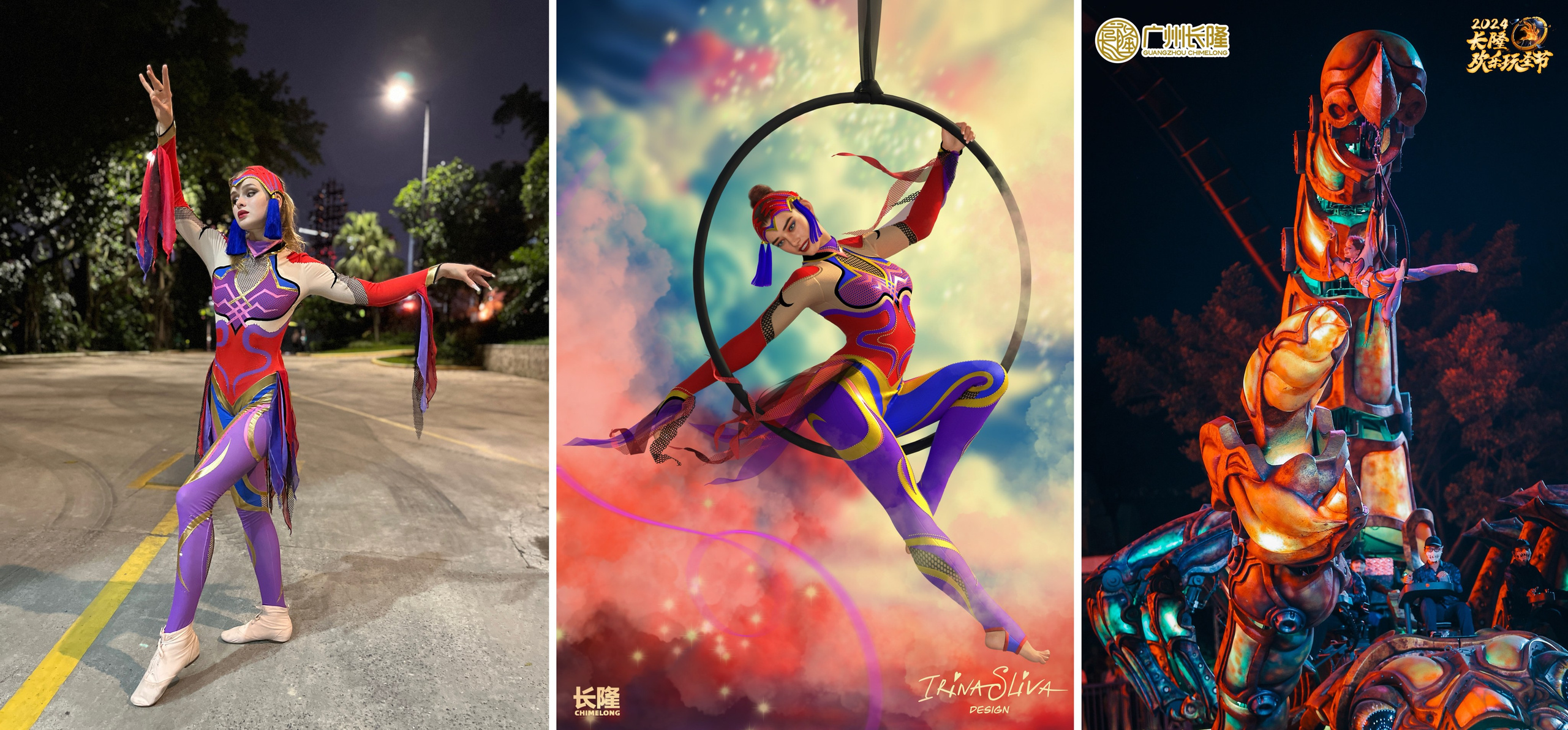 ACROBATIC AND DANCE. Costume Design for Theme Parks & Live Performances | Character & Parade & Stage Costumes | 2D & 3D Costume Illustrations