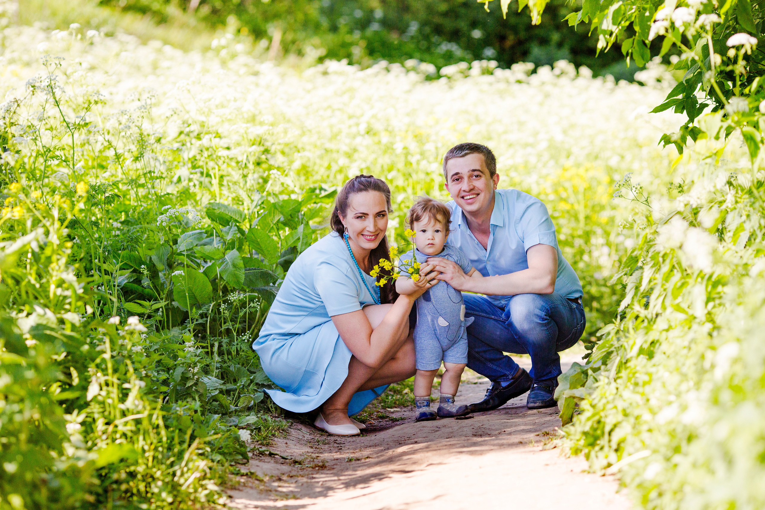 Семейная фотосессия в парке с детьми