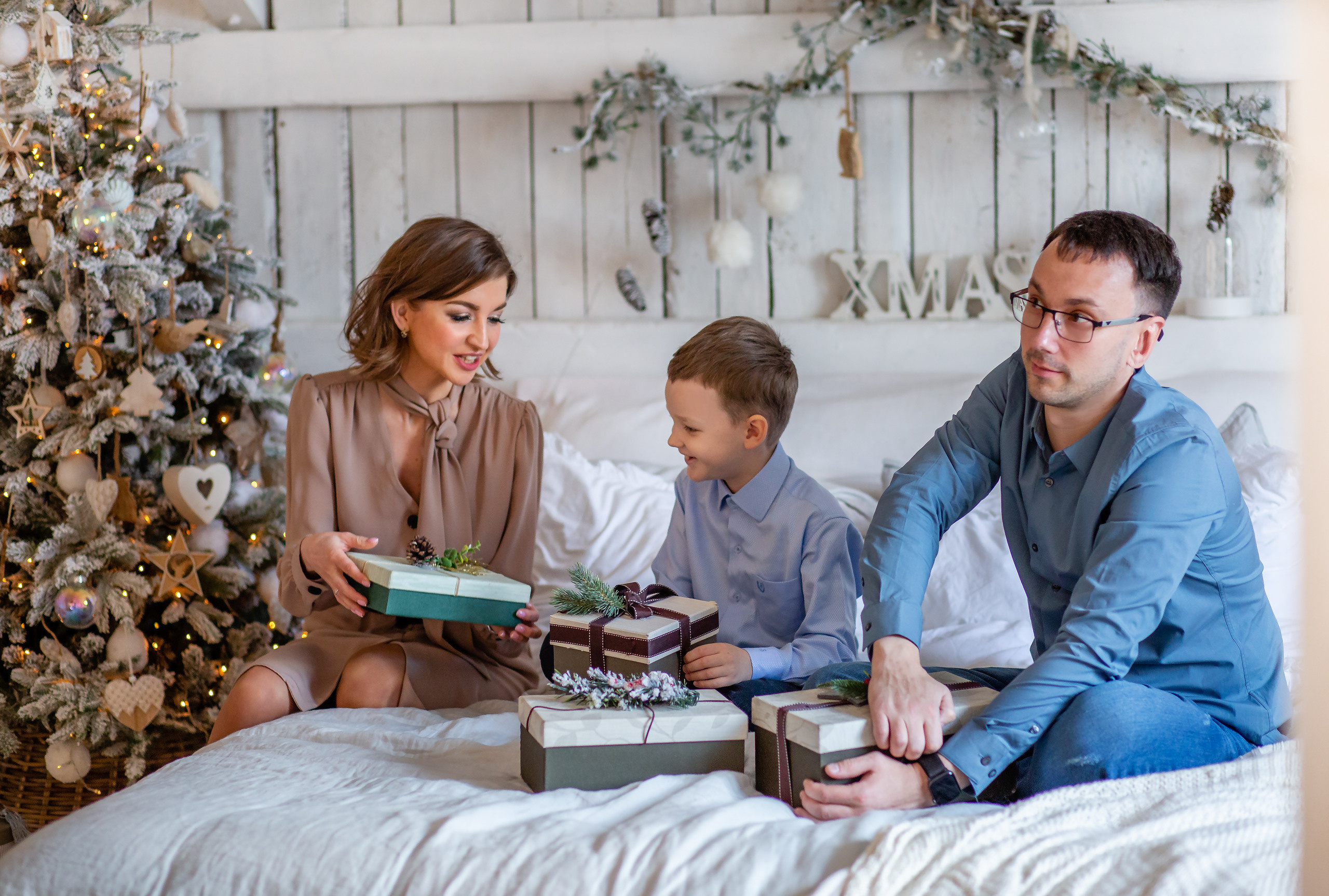 Новогоднее настроение для замечательной семьи Юлии, Тимофея и Артема. Семейный и детский фотограф в Санкт- Петербурге Ольга Салаева