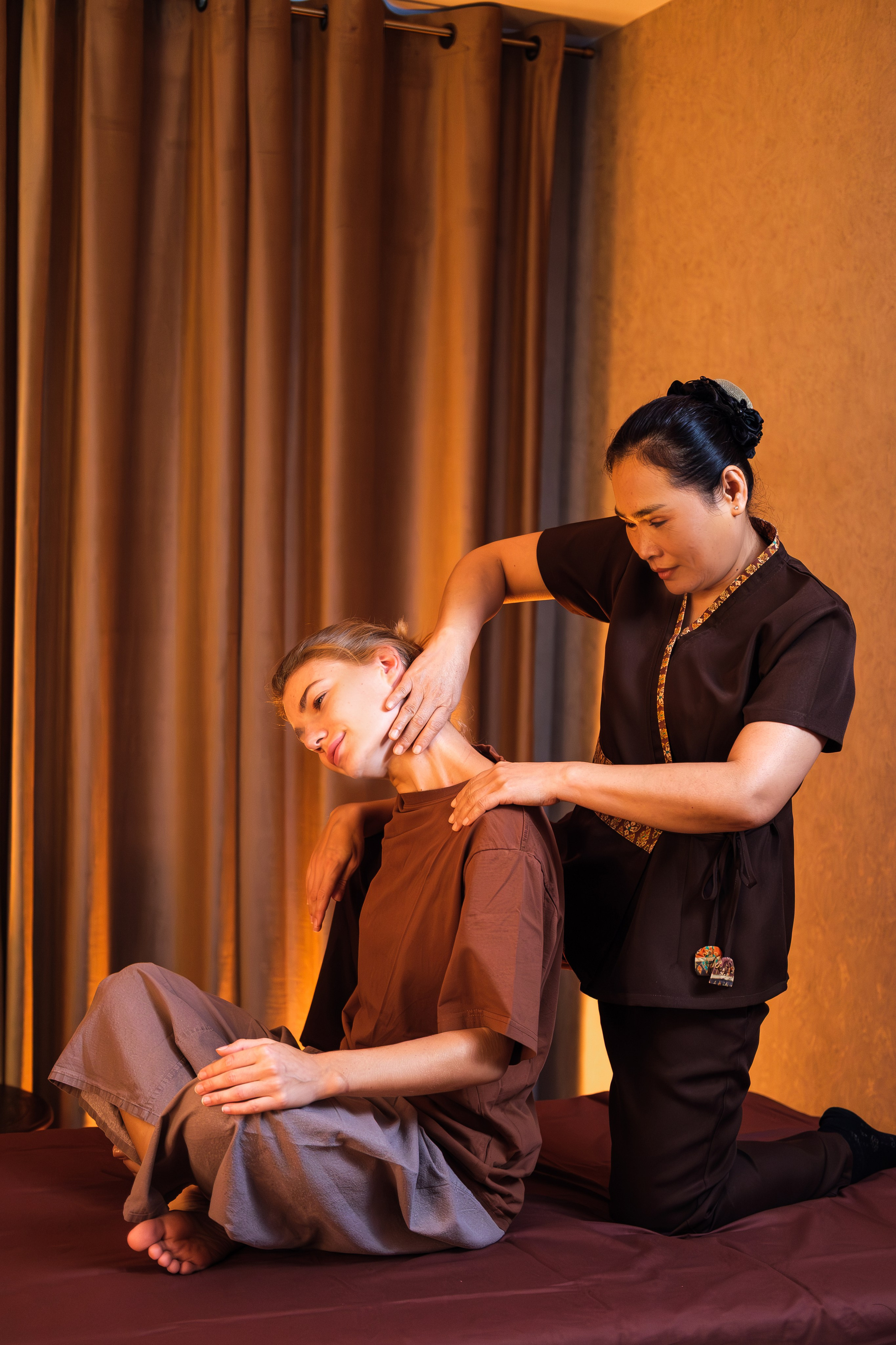 Контент фотосессия для тайского массажа в СПб