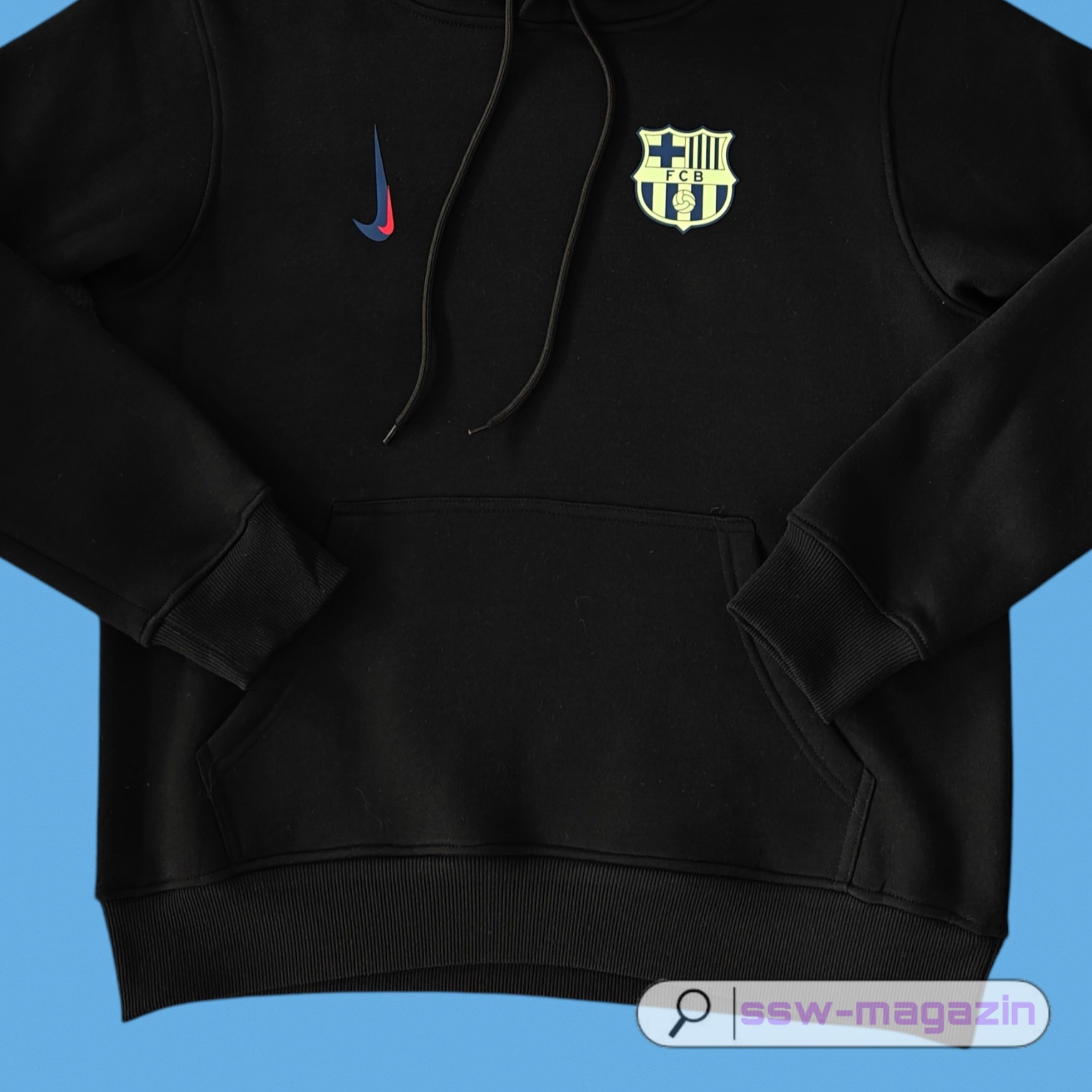 Худи Barcelona 2025-2026 чёрная купить. Футбольный магазин — ssw_magazin