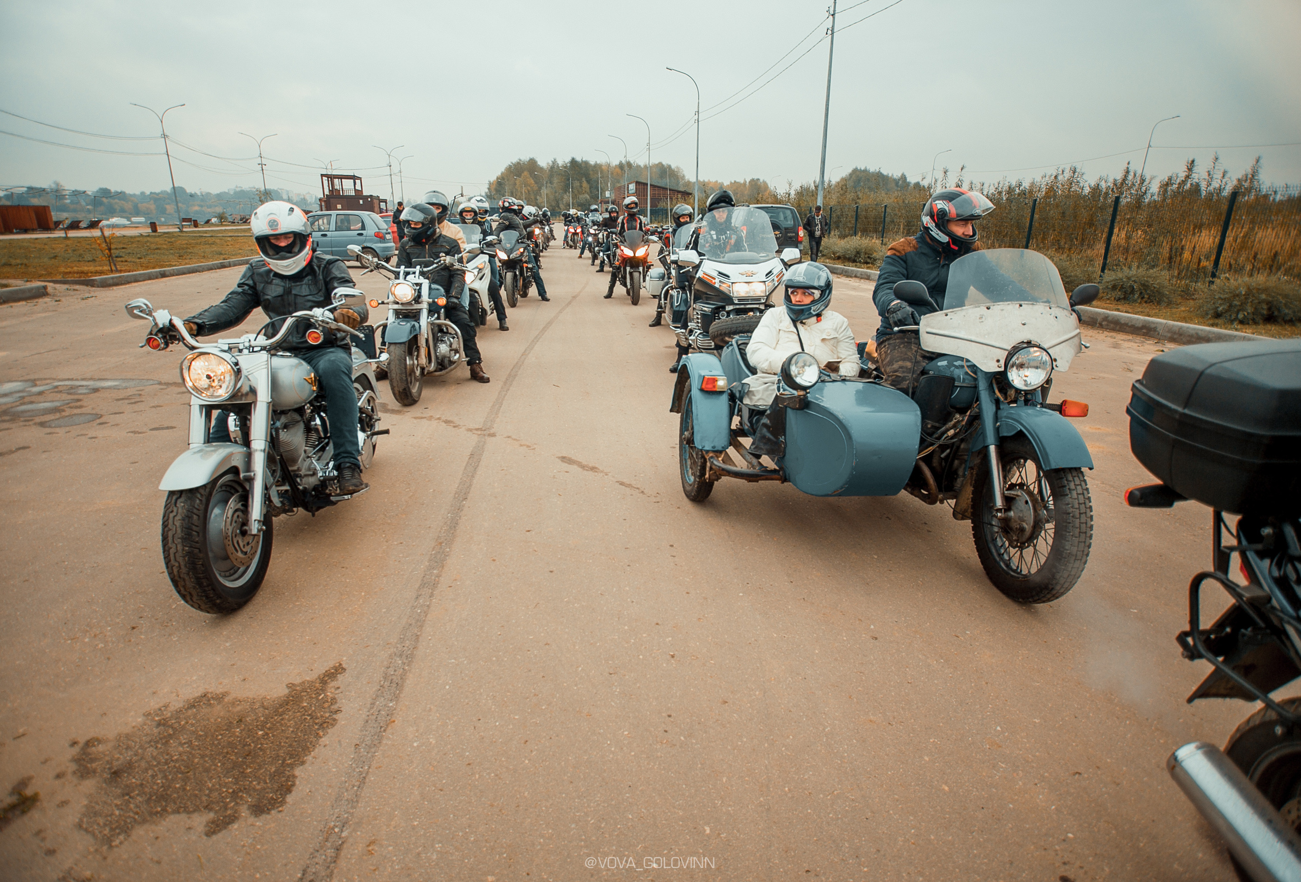 Закрытие мотосезона, Бор. Спортивный фотограф Нижний Новгород