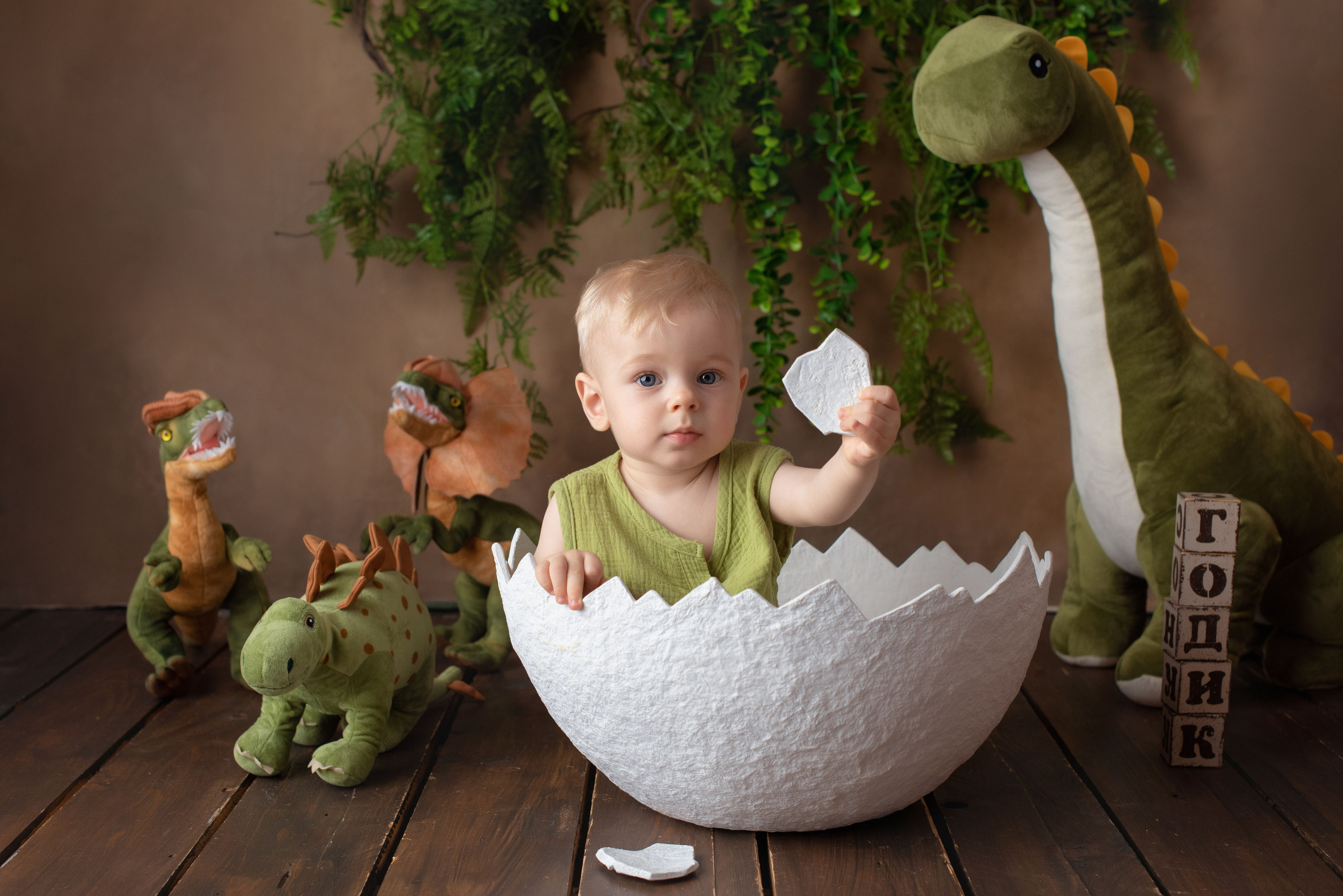 Фотозоны на Годик «Крафт». Фотограф Новорожденных во Владивостоке Ольга Галаницкая