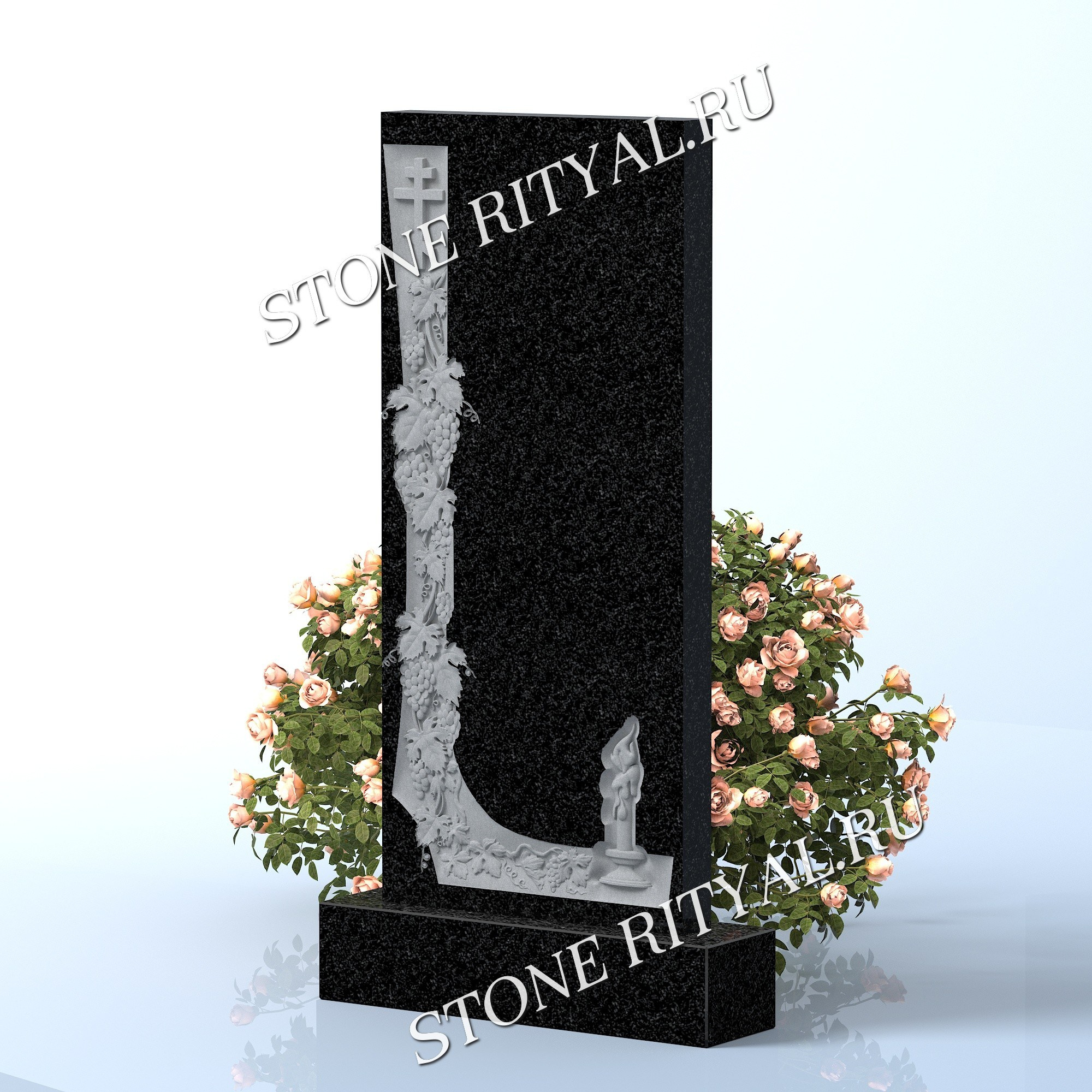Вертикальные памятники фигурные. Изготовление и установка памятников в Москве и МО