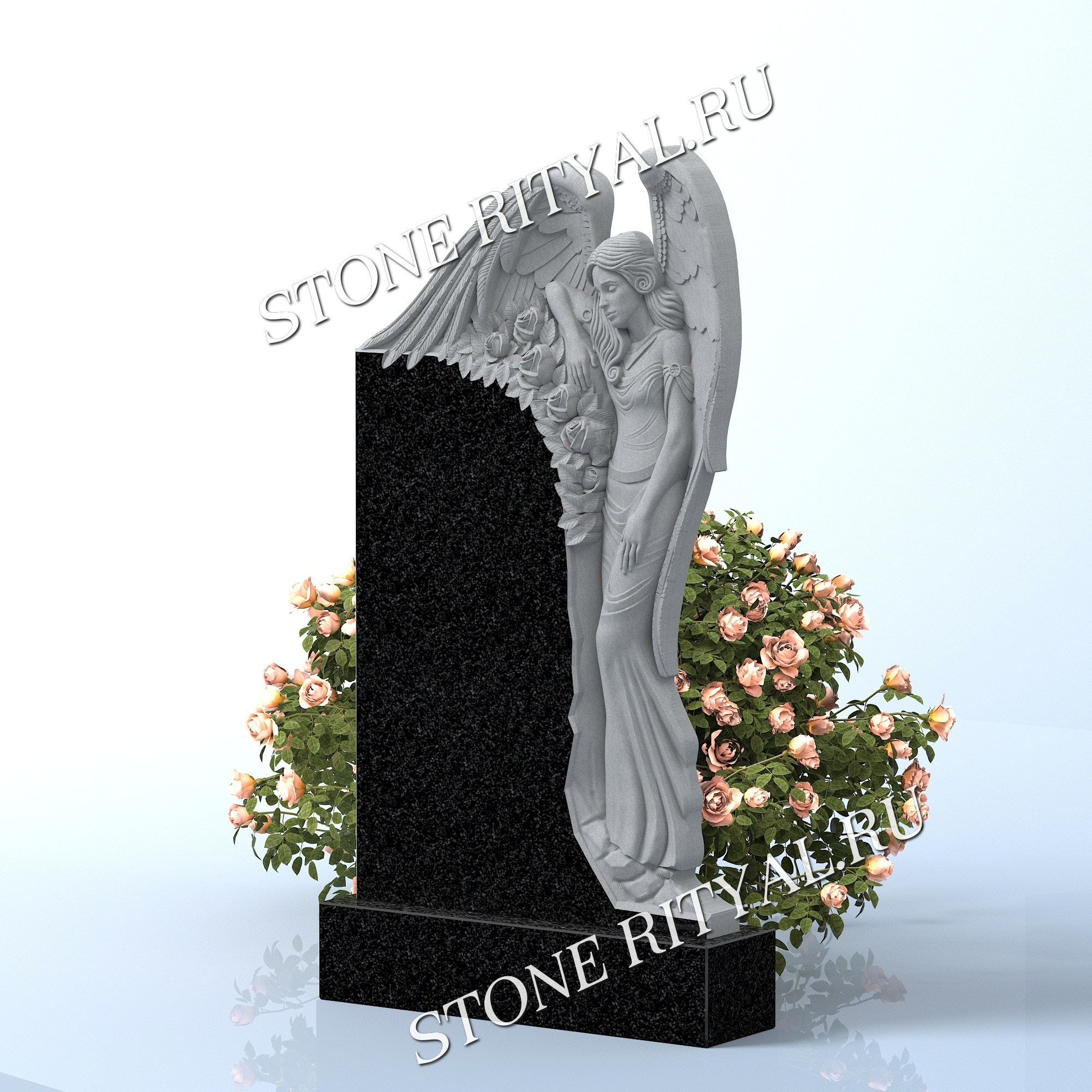 Вертикальные памятники фигурные. Изготовление и установка памятников в Москве и МО