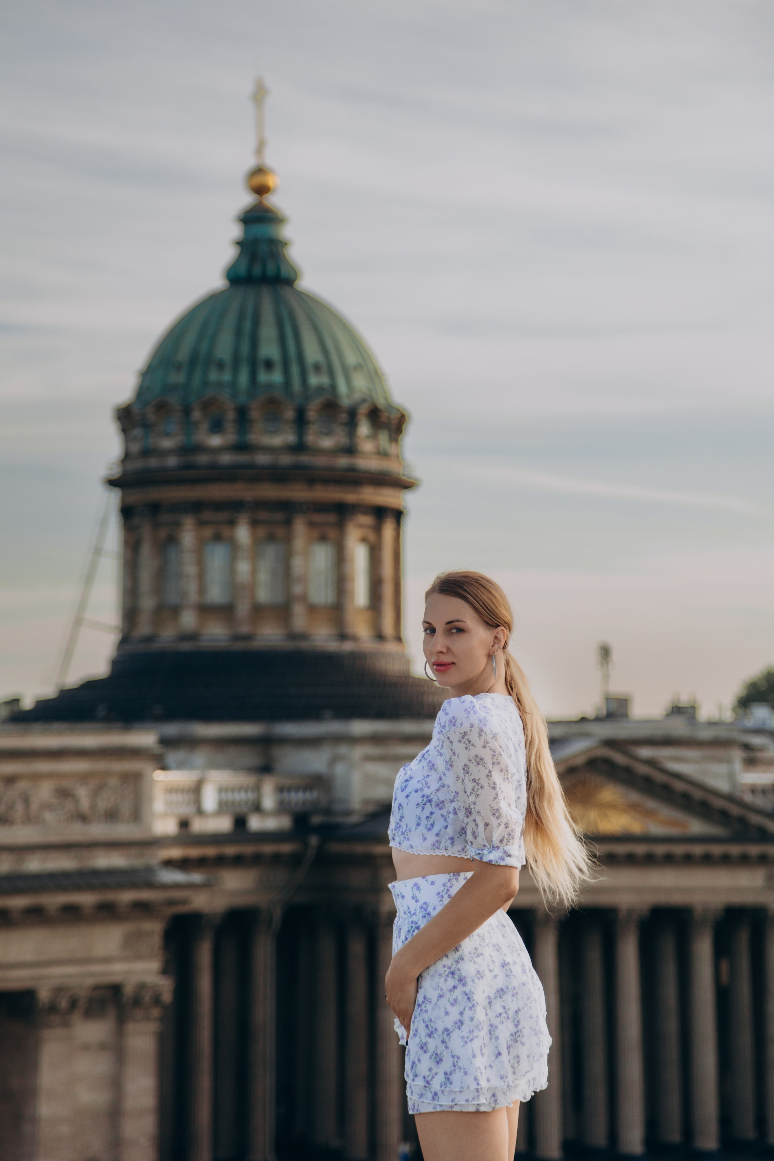 Фотосессия на крыше в Санкт-Петербурге, напротив Казанского собора. Photographer in Saint Petersburg, Russia Razilya Idiyatullina Brazilya_ph