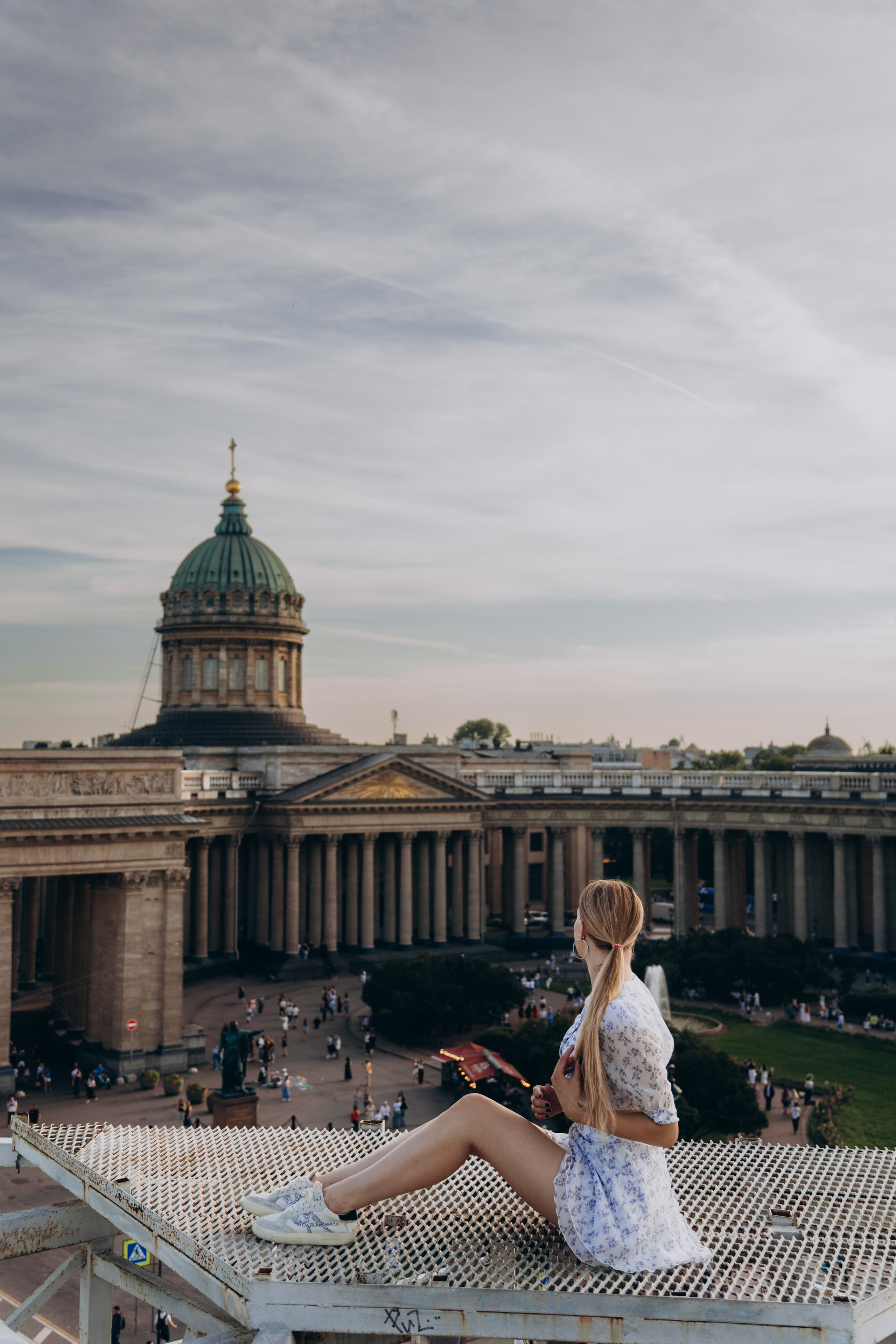 Фотосессия на крыше в Санкт-Петербурге, напротив Казанского собора. Photographer in Saint Petersburg, Russia Razilya Idiyatullina Brazilya_ph
