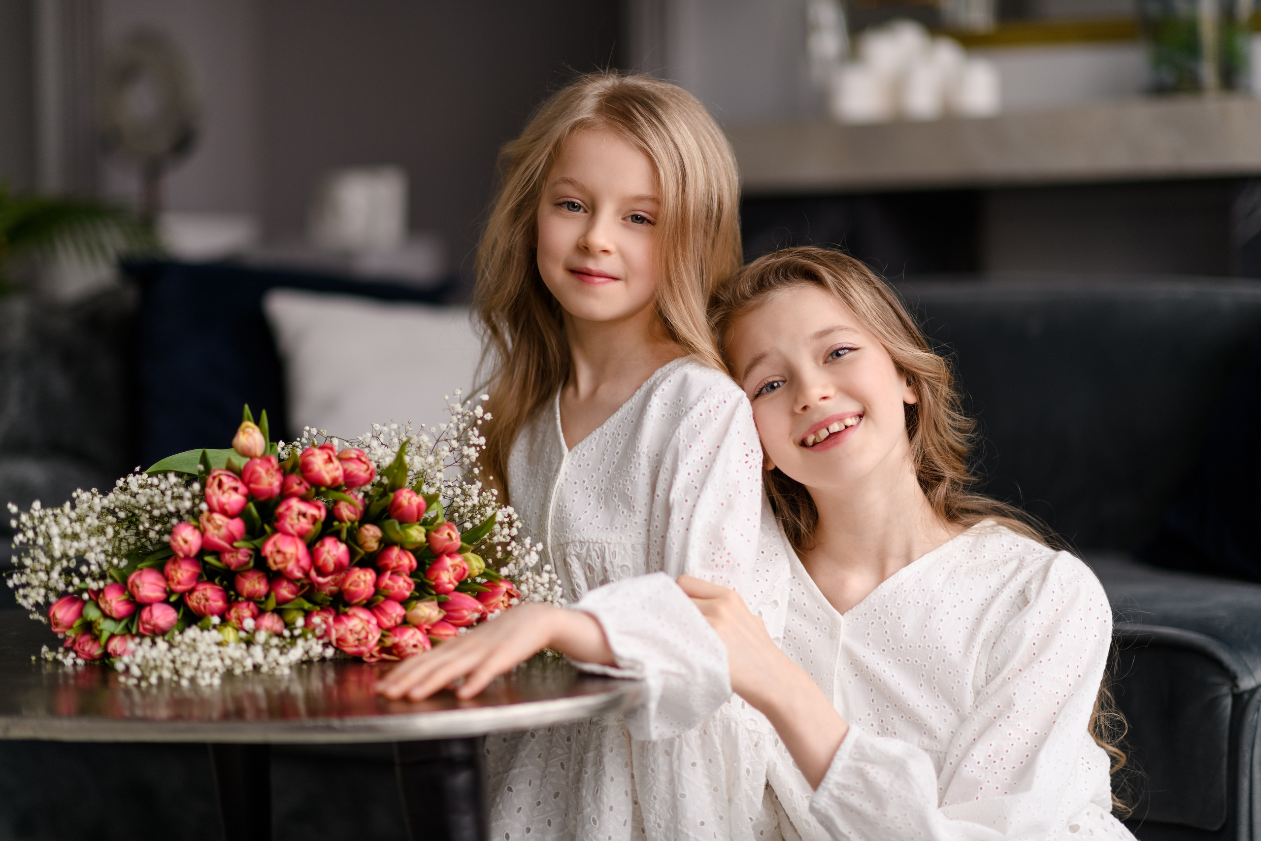 Фотосессия сестренок Эмилии и Миланы. Свадебный и семейный фотограф в Санкт-Петербурге Олеся Еремеева