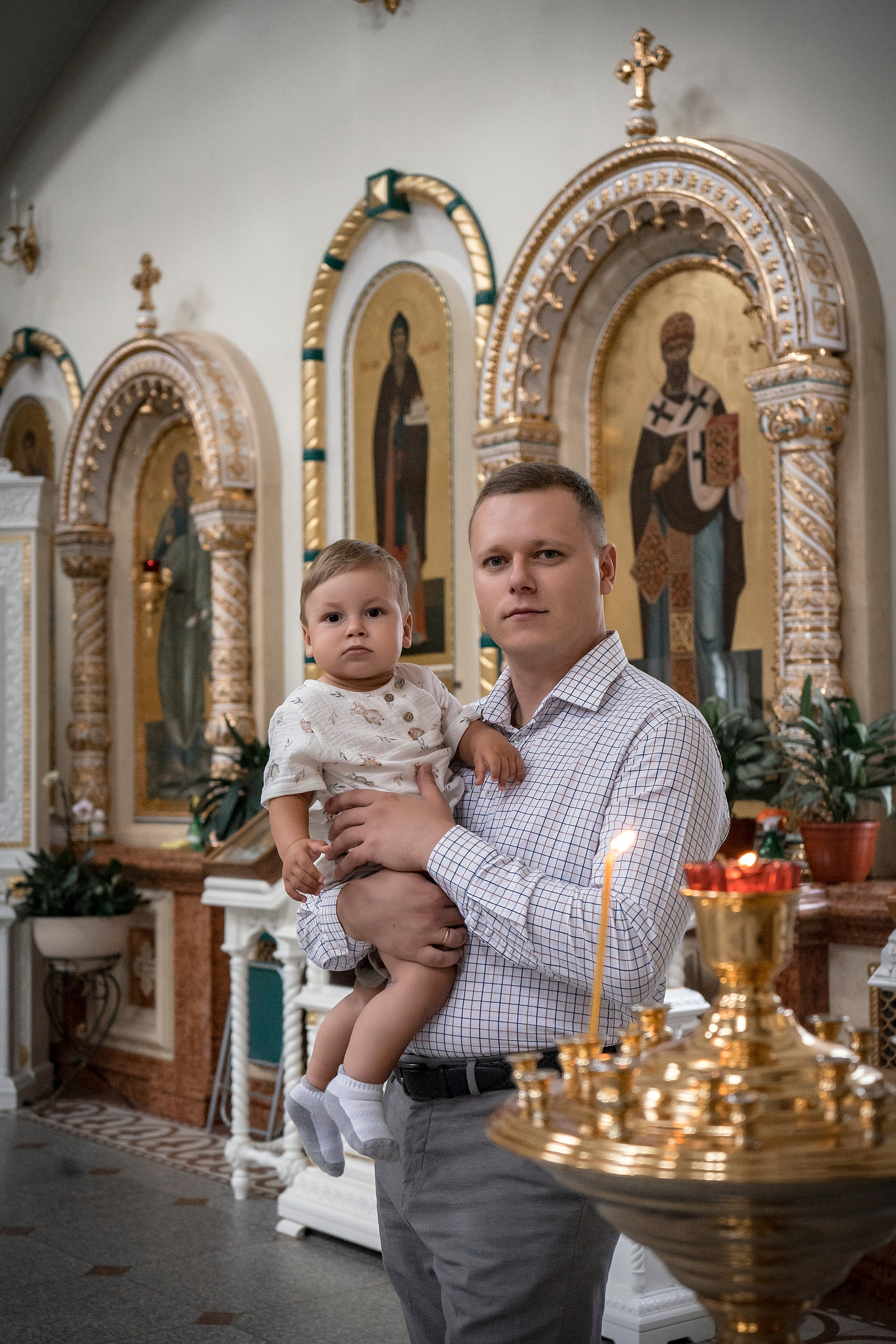 Крещение Матвея. Фотограф Крещения и Венчания в Москве