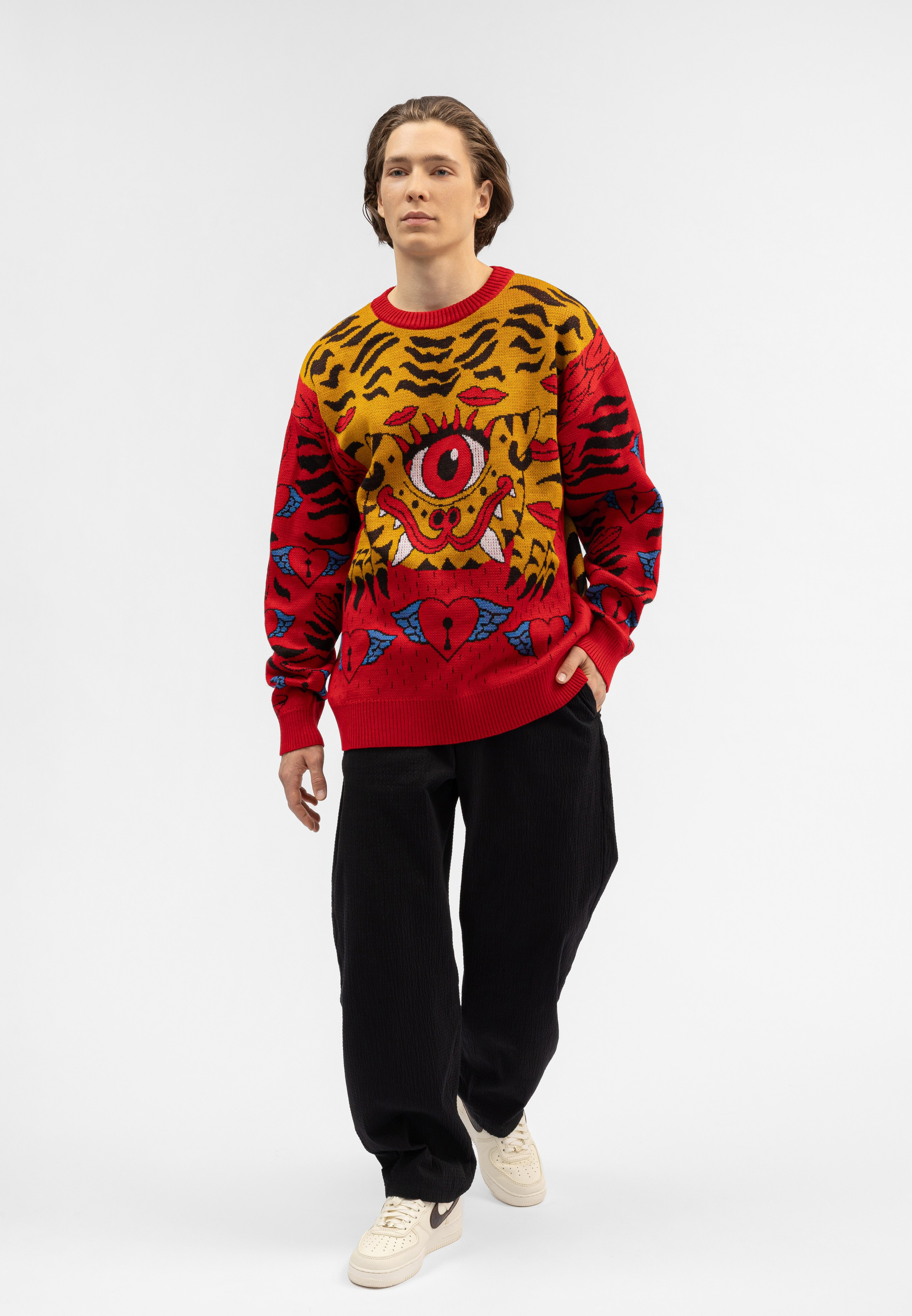 Фотосъёмка свитеров «Behind the scenes» — каталог для Lamoda в СПб