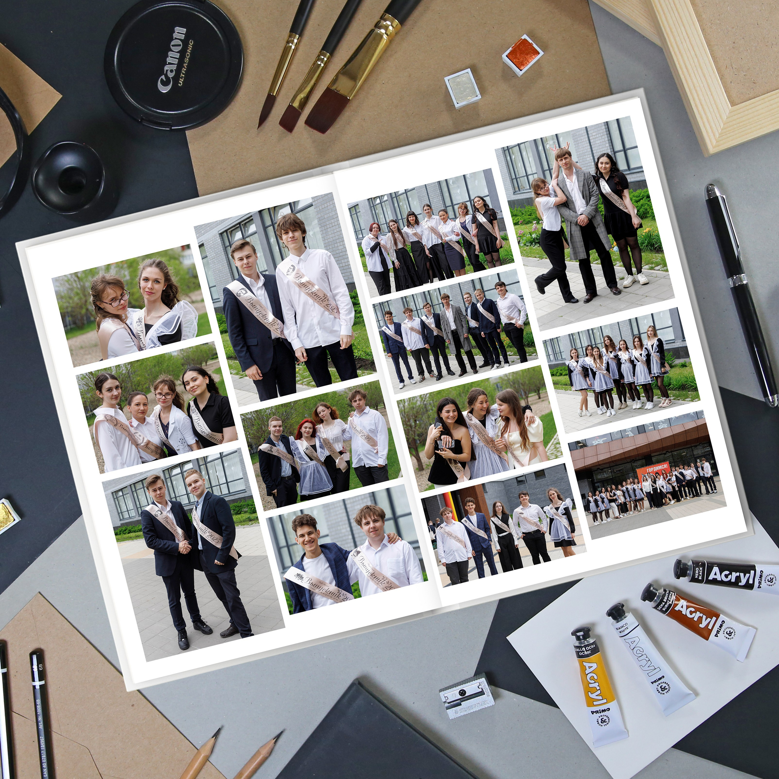 11 разворот-плотная бумага с ламинацией.