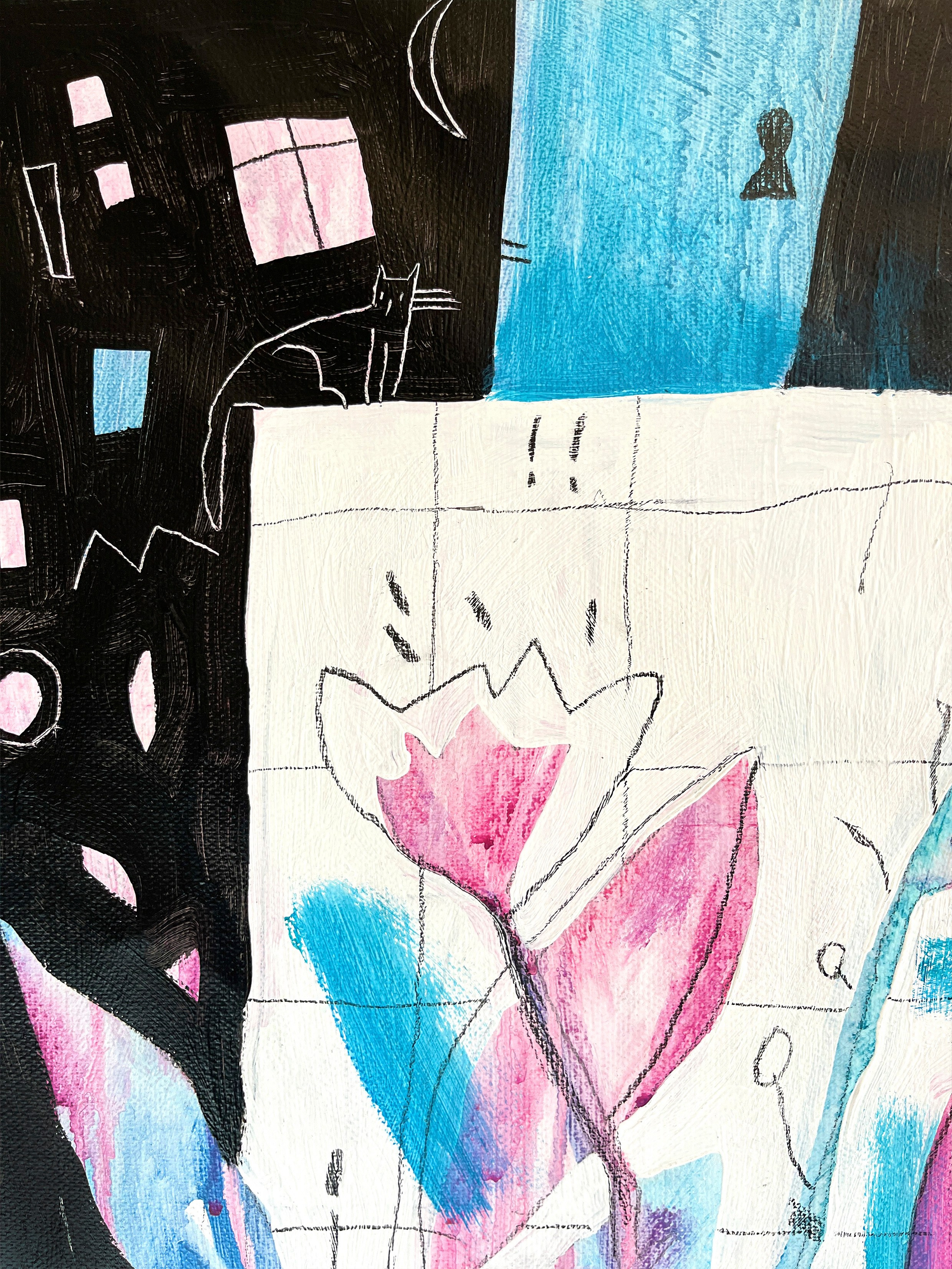 Одна дома. Художник, иллюстратор Таня Боброва