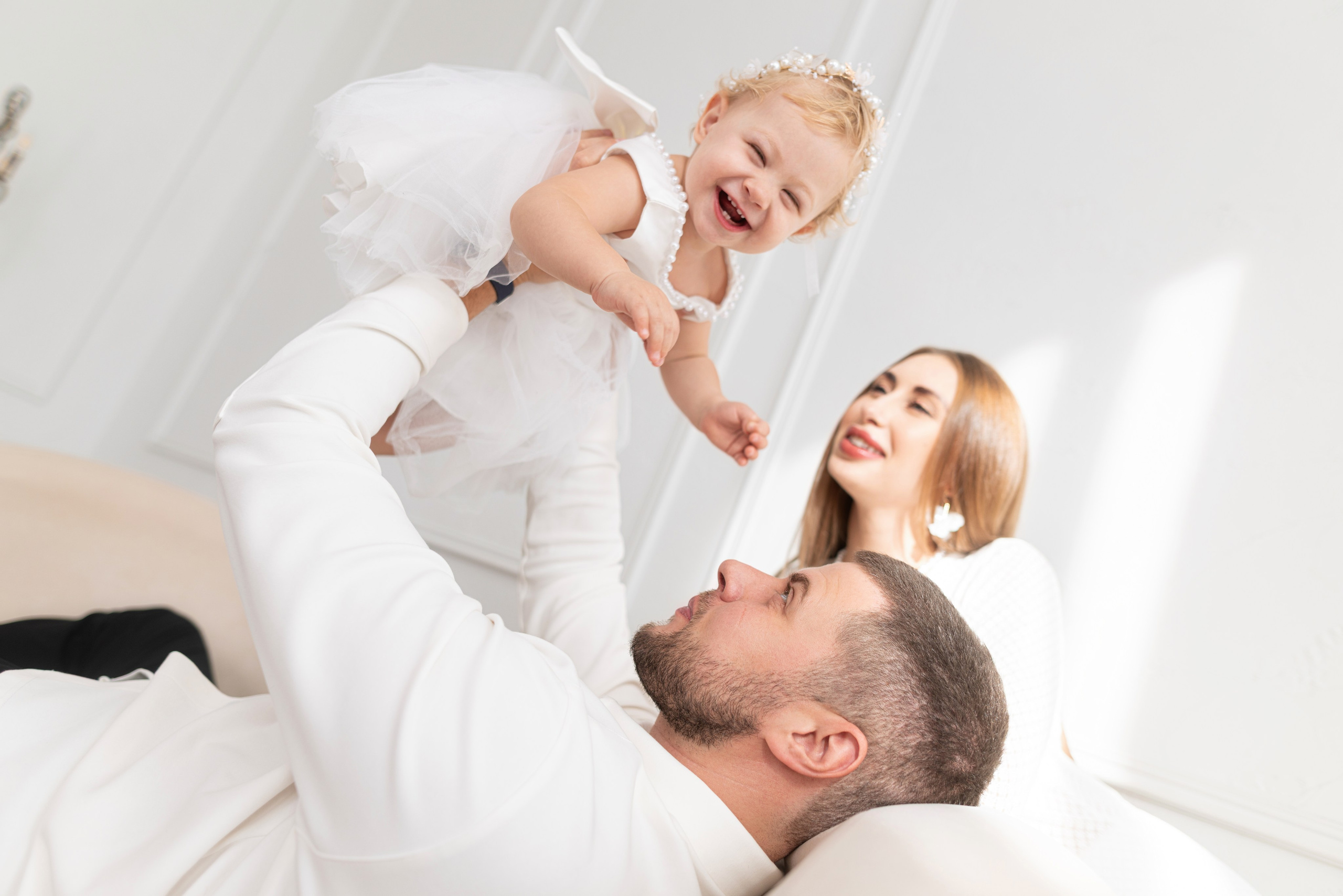 Семейная съемка для Яны и Дани в интерьере. Дмитрий Шульгин, портретный фотограф в Воронеже