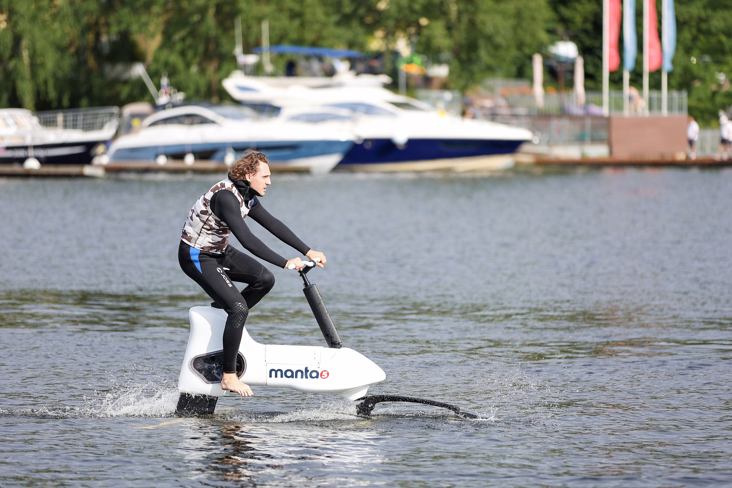 ✨ Manta — уникальный электрогидроцикл: Новый уровень адреналиновый отдыха на воде ✨