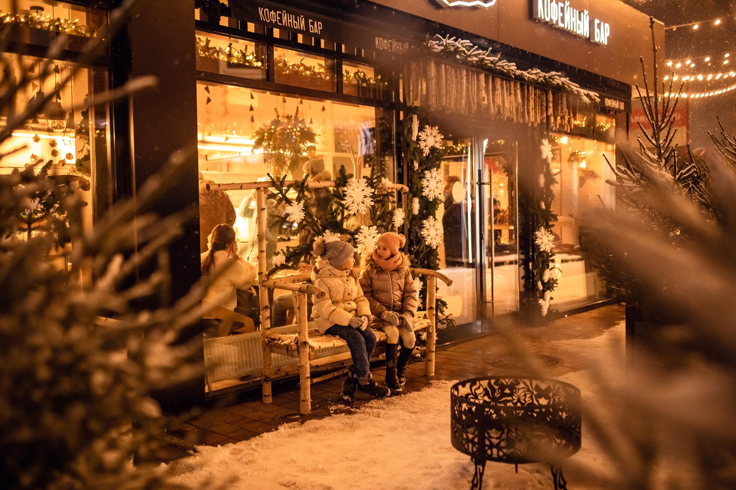 Новогодняя фотопрогулка в Искре. Женский семейный фотограф Тула Москва Захарова Анна