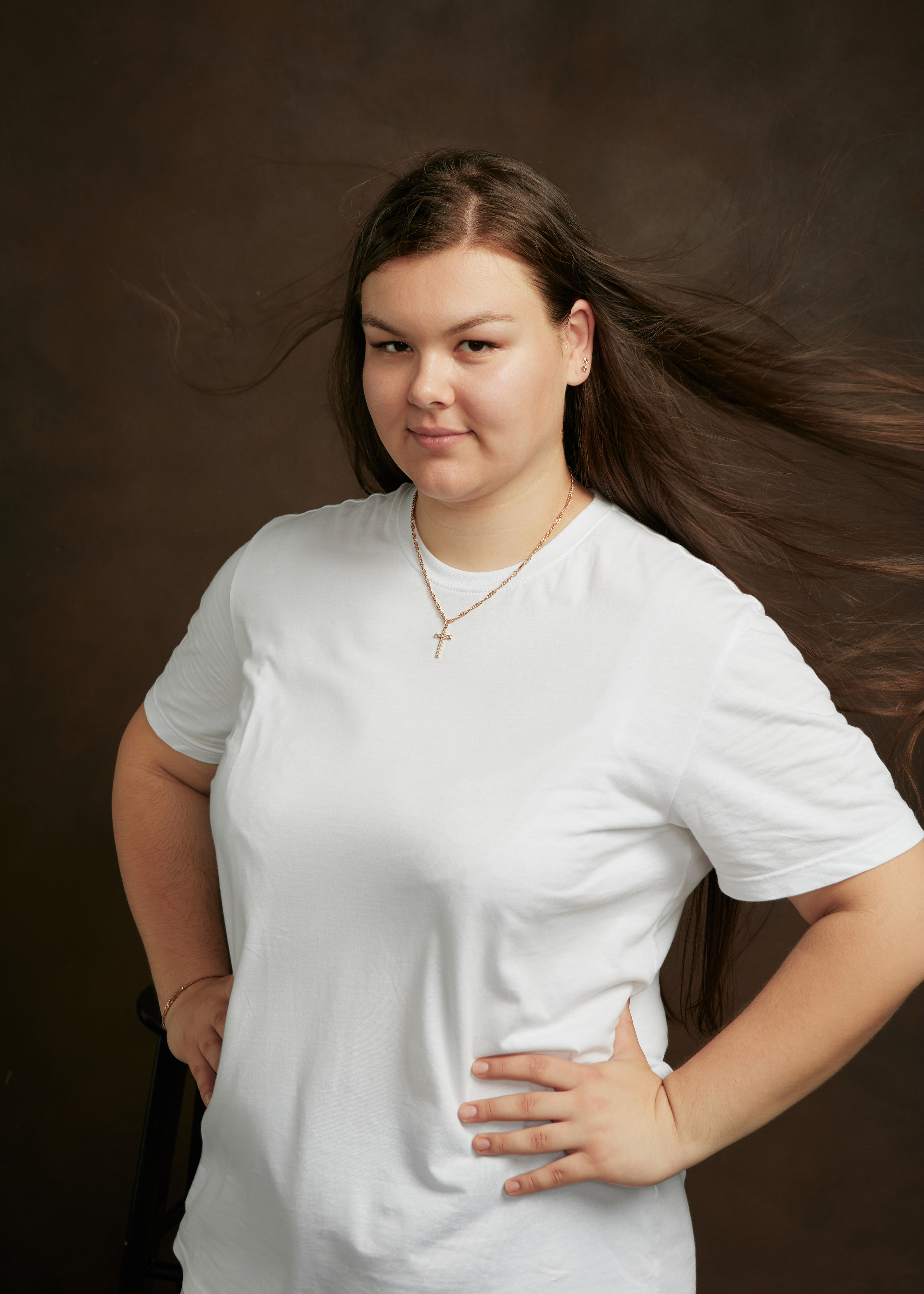 Семейный портрет в фотостудии