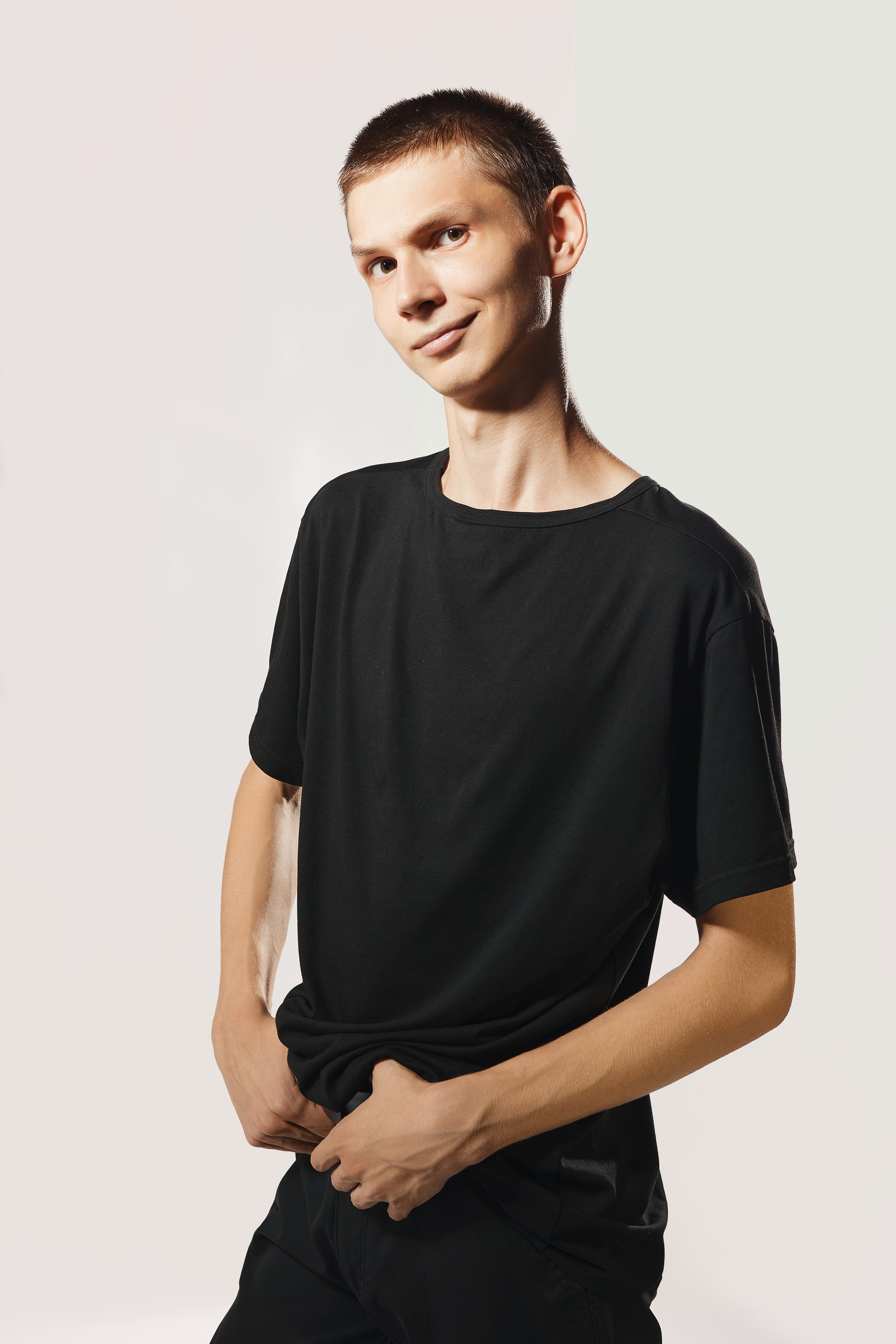 Контрастный портрет мужчины