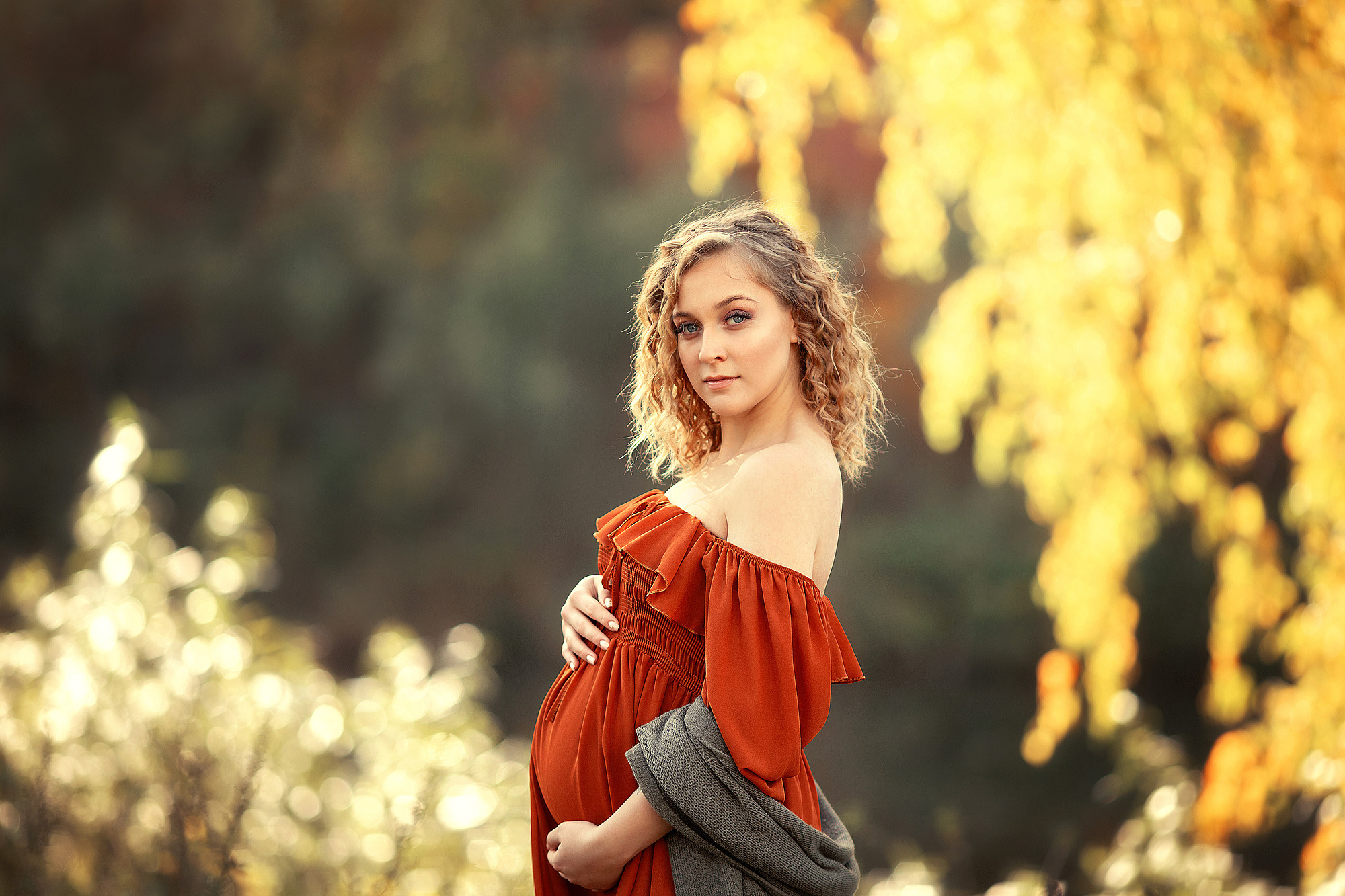 Чувственная осенняя фотосессия в ожидании. Tatyana Nadezhdina Family photographer