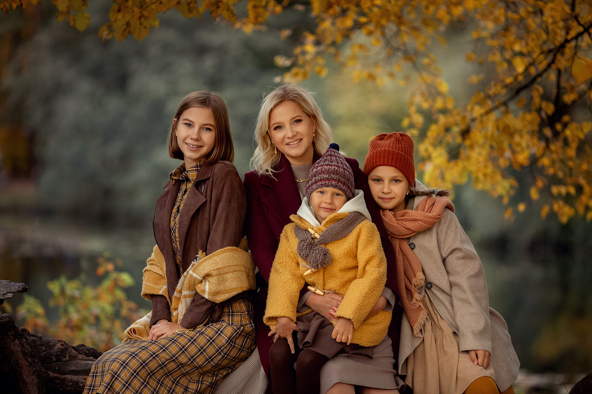 Семейная фотосессия в ярких красках осени. Tatyana Nadezhdina Family photographer