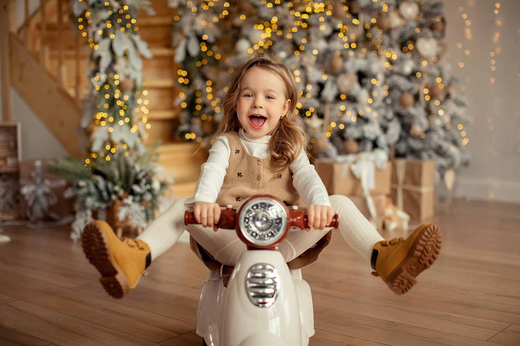 Новогодняя фотосессия с двумя непоседами. Tatyana Nadezhdina Family photographer
