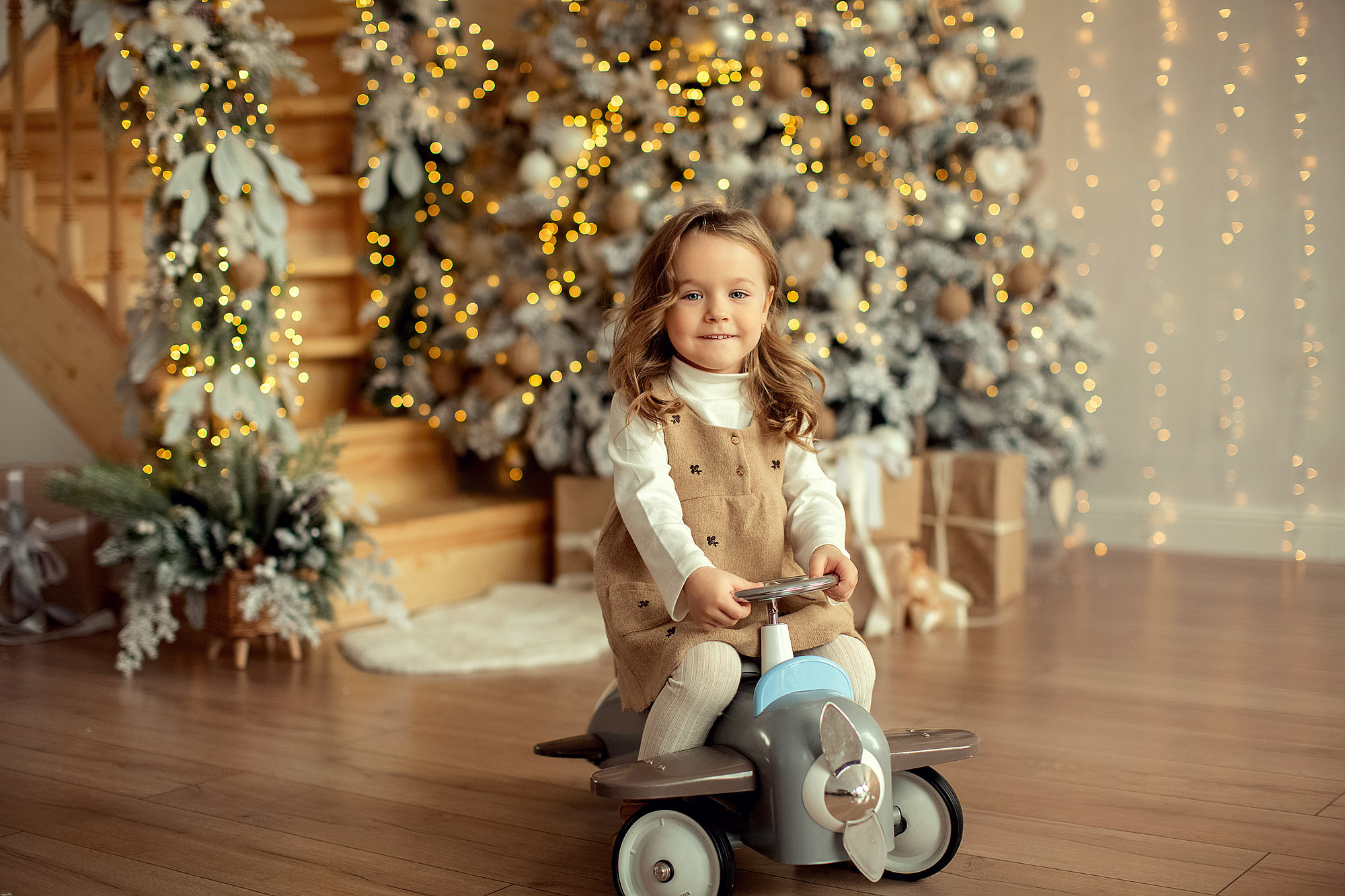 Новогодняя фотосессия с двумя непоседами. Tatyana Nadezhdina Family photographer
