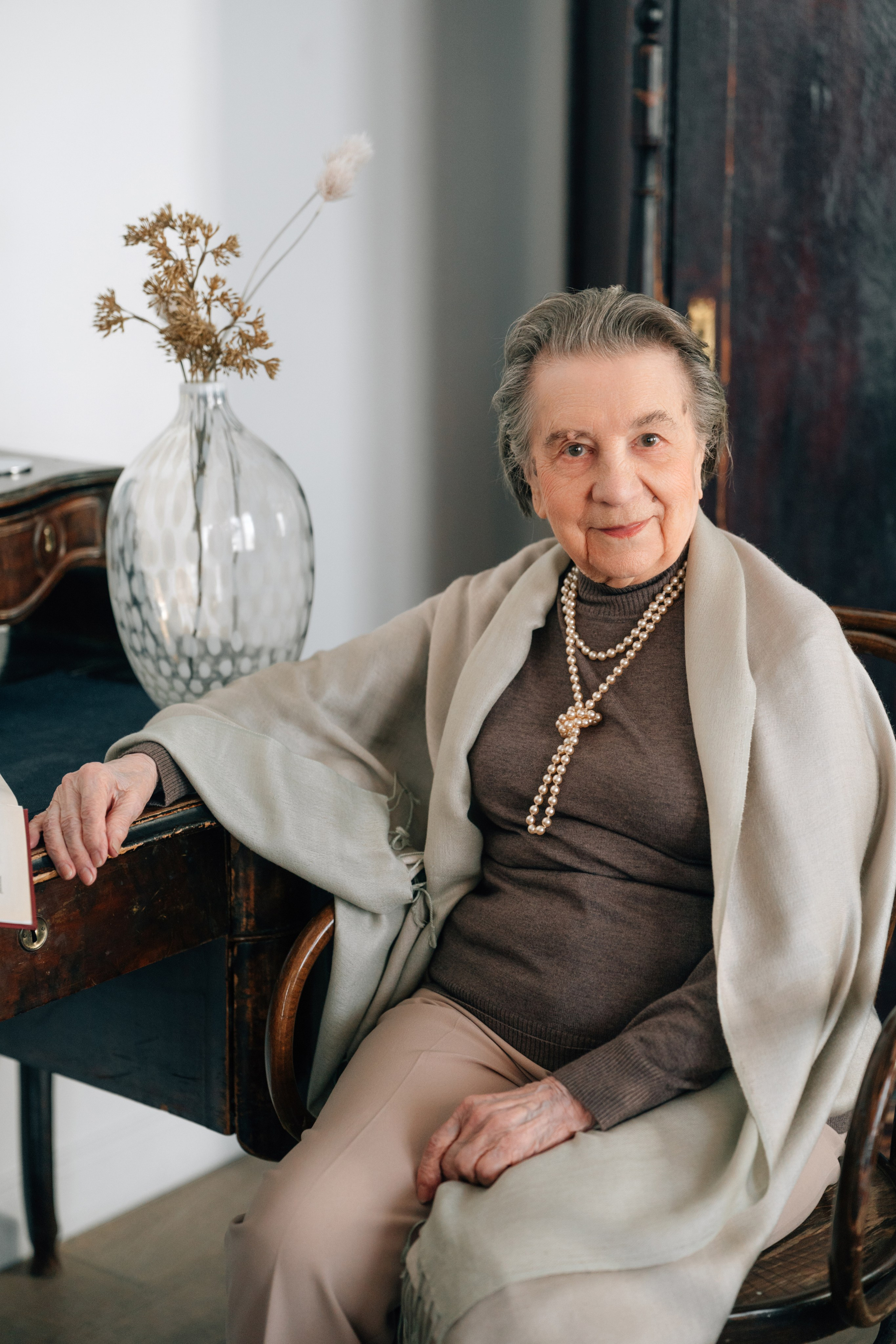 Фотосессия к 100-летию бабушки