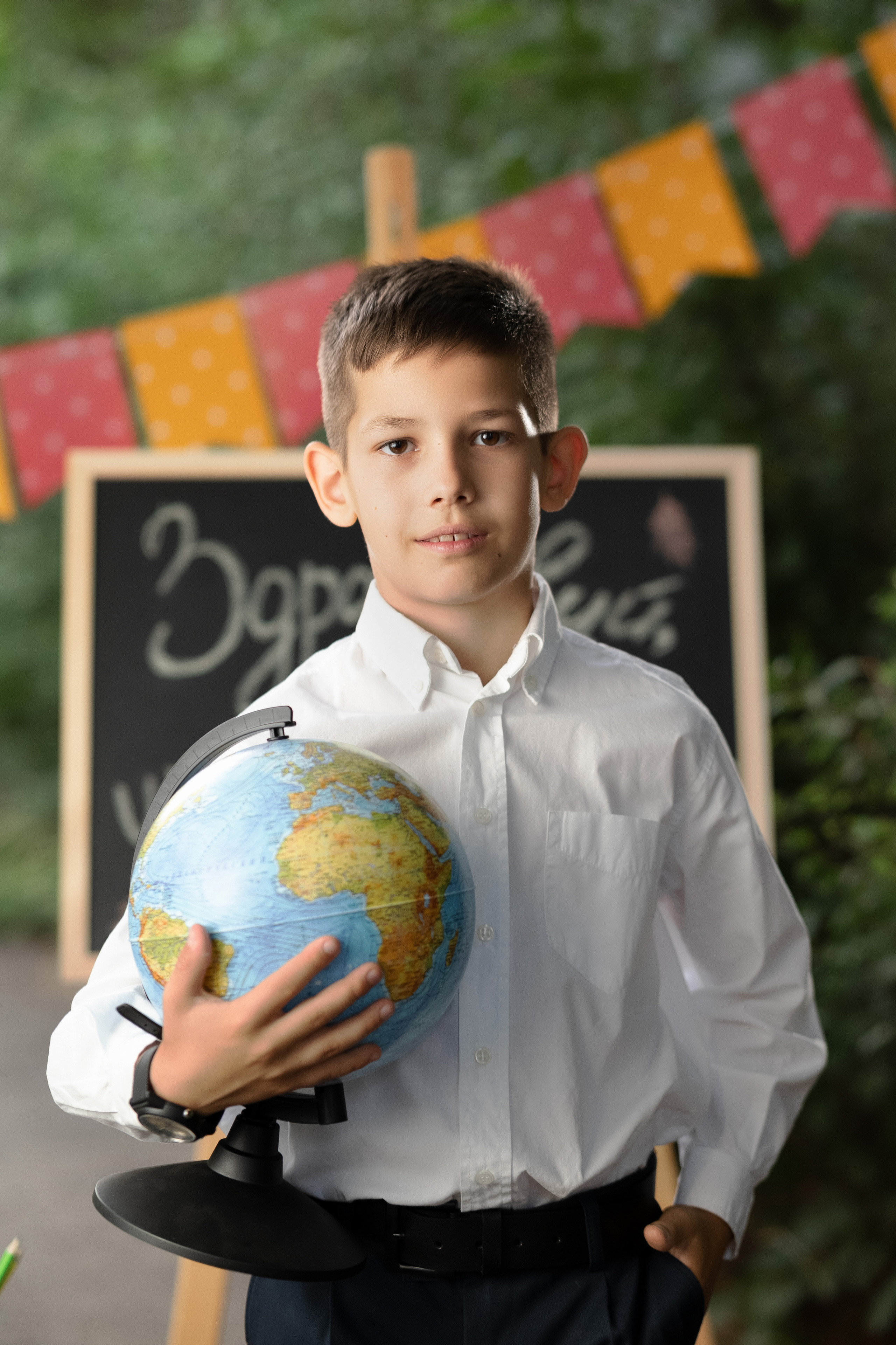 Здравствуй, школа! Фотосессия для первоклассников