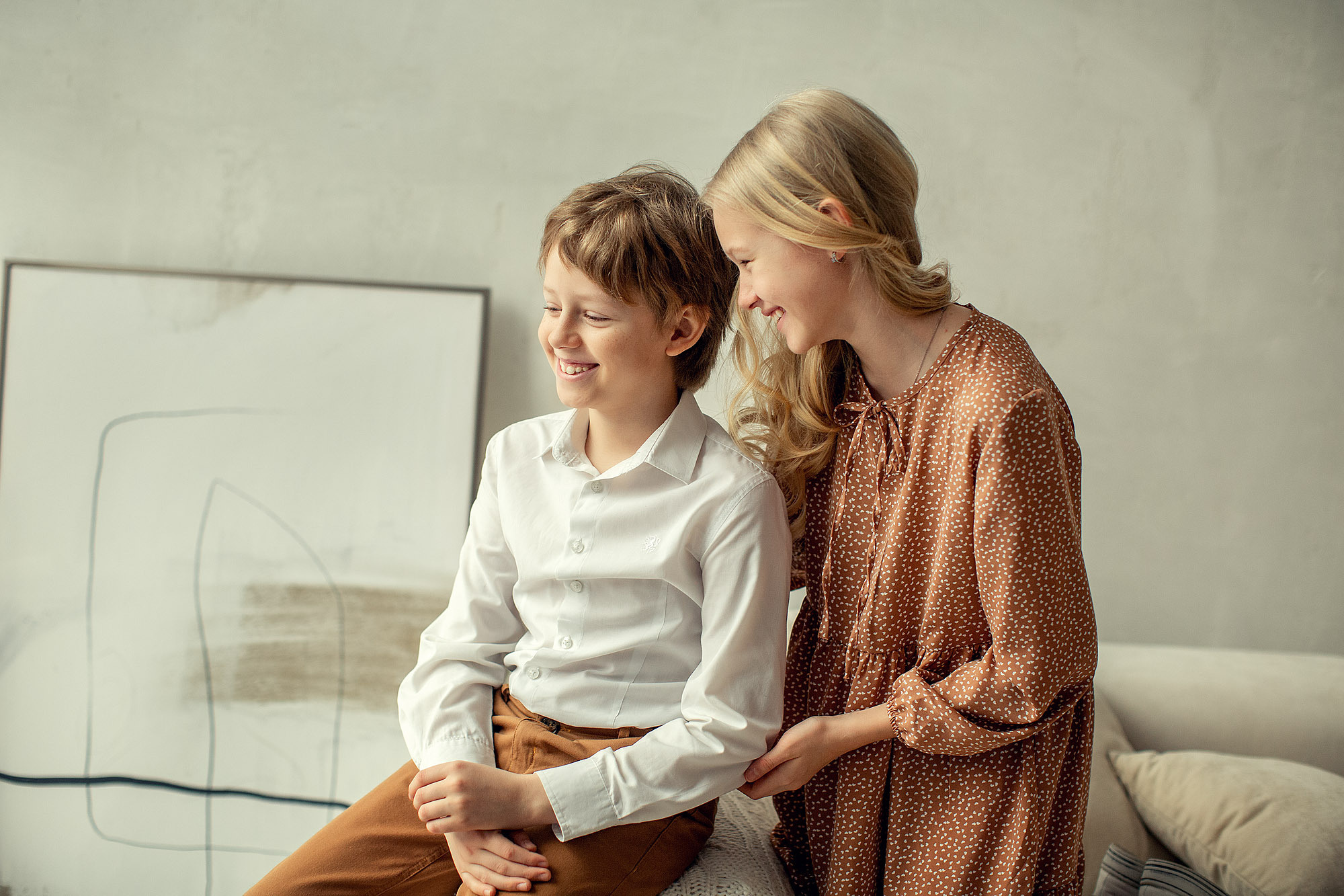 Фотосессия большой семьи в студии. Tatyana Nadezhdina Family photographer