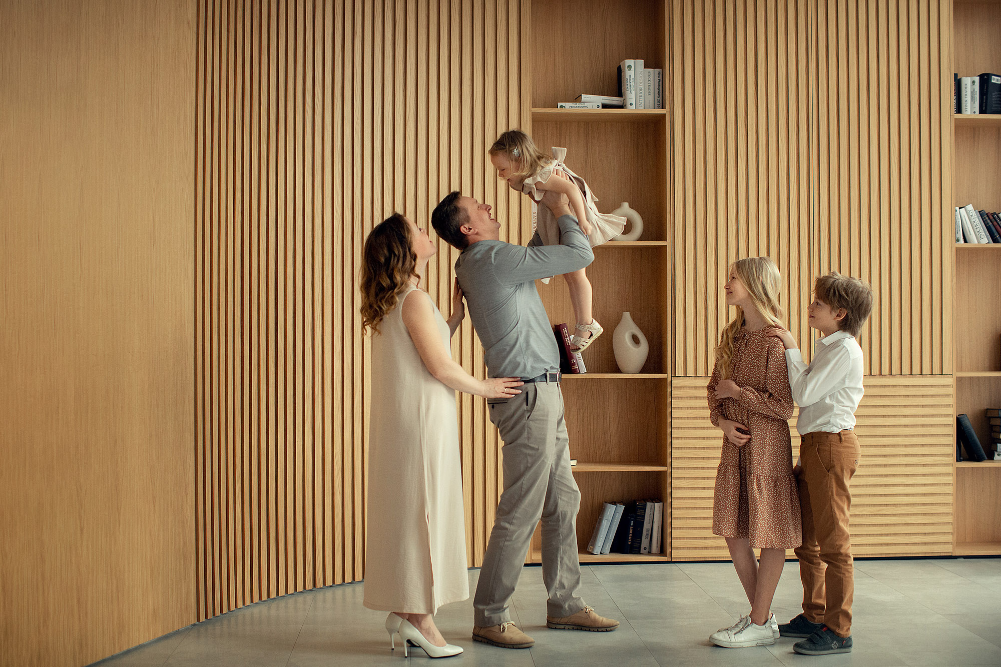 Фотосессия большой семьи в студии. Tatyana Nadezhdina Family photographer