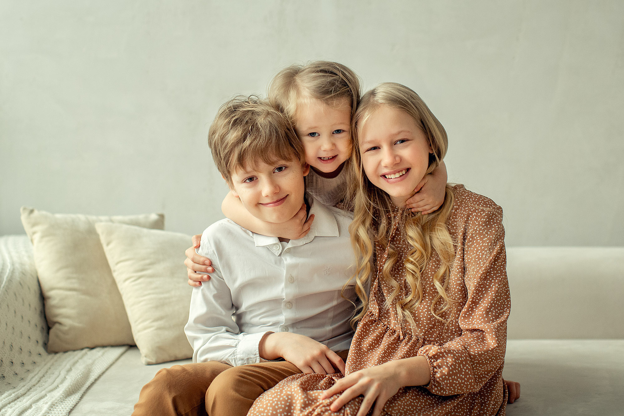 Фотосессия большой семьи в студии. Tatyana Nadezhdina Family photographer