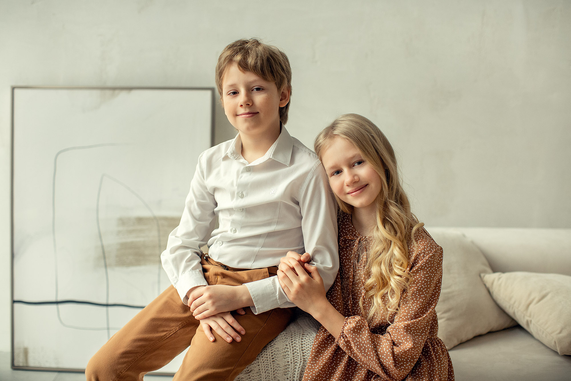 Фотосессия большой семьи в студии. Tatyana Nadezhdina Family photographer