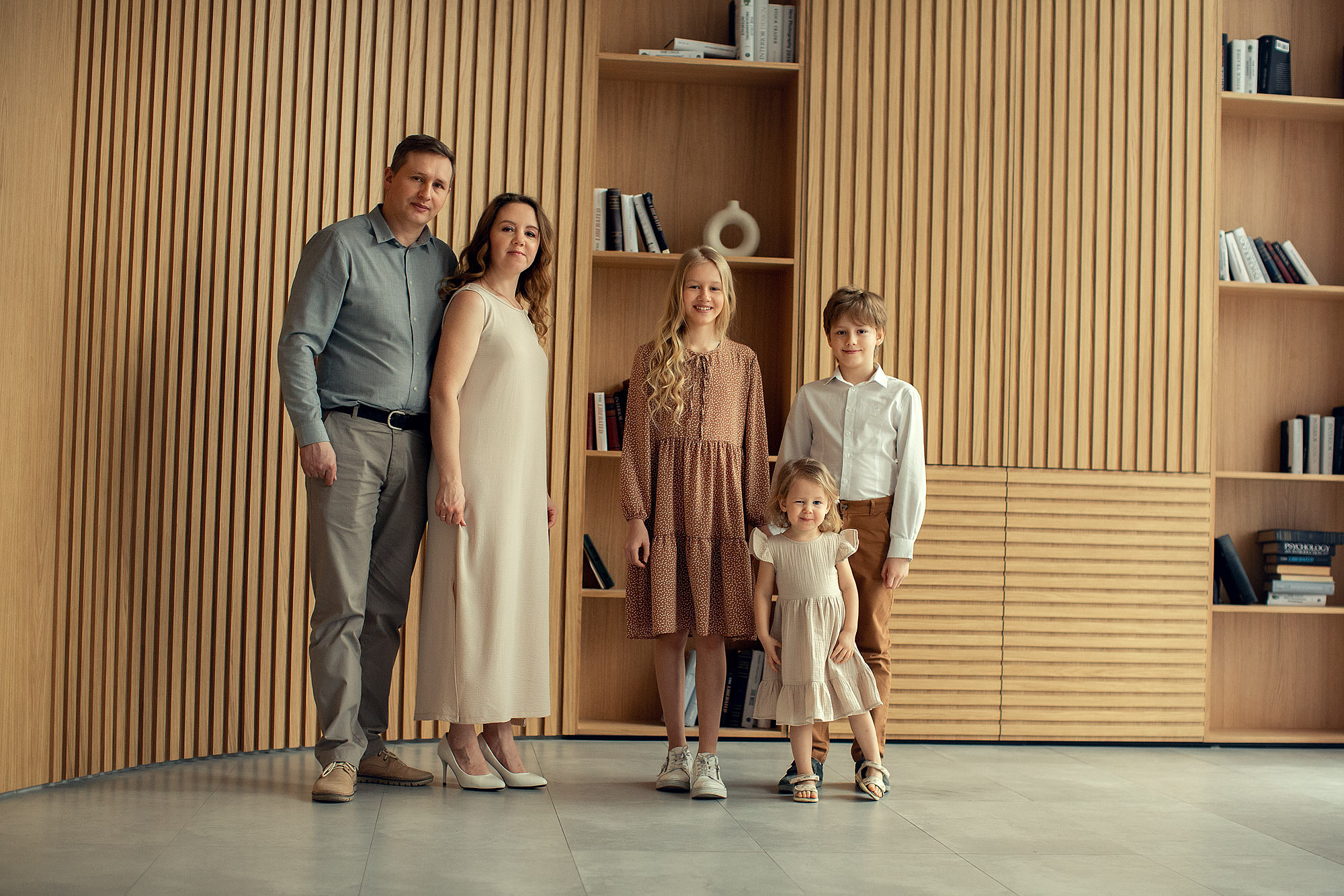 Фотосессия большой семьи в студии. Tatyana Nadezhdina Family photographer