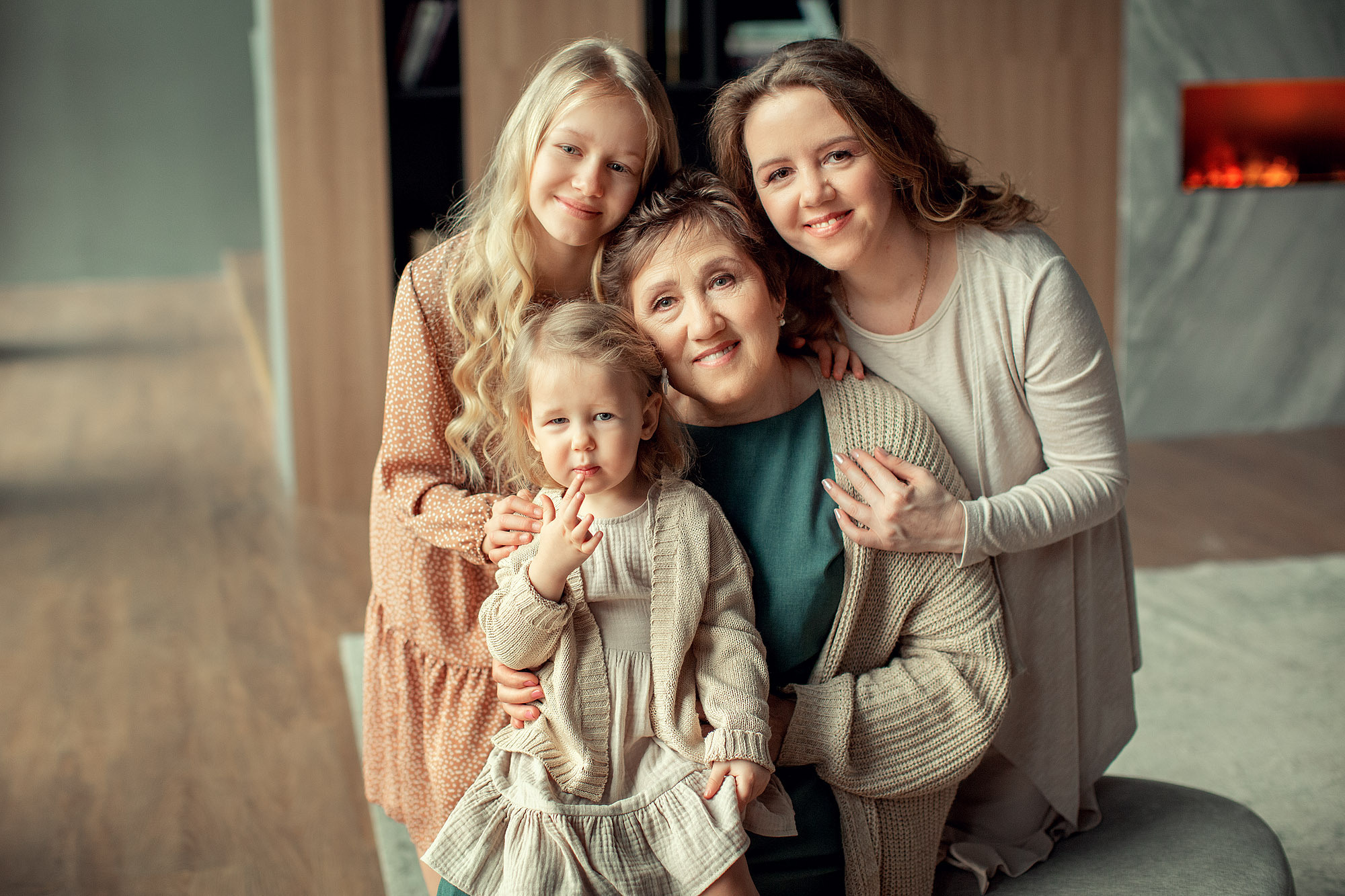 Фотосессия большой семьи в студии. Tatyana Nadezhdina Family photographer