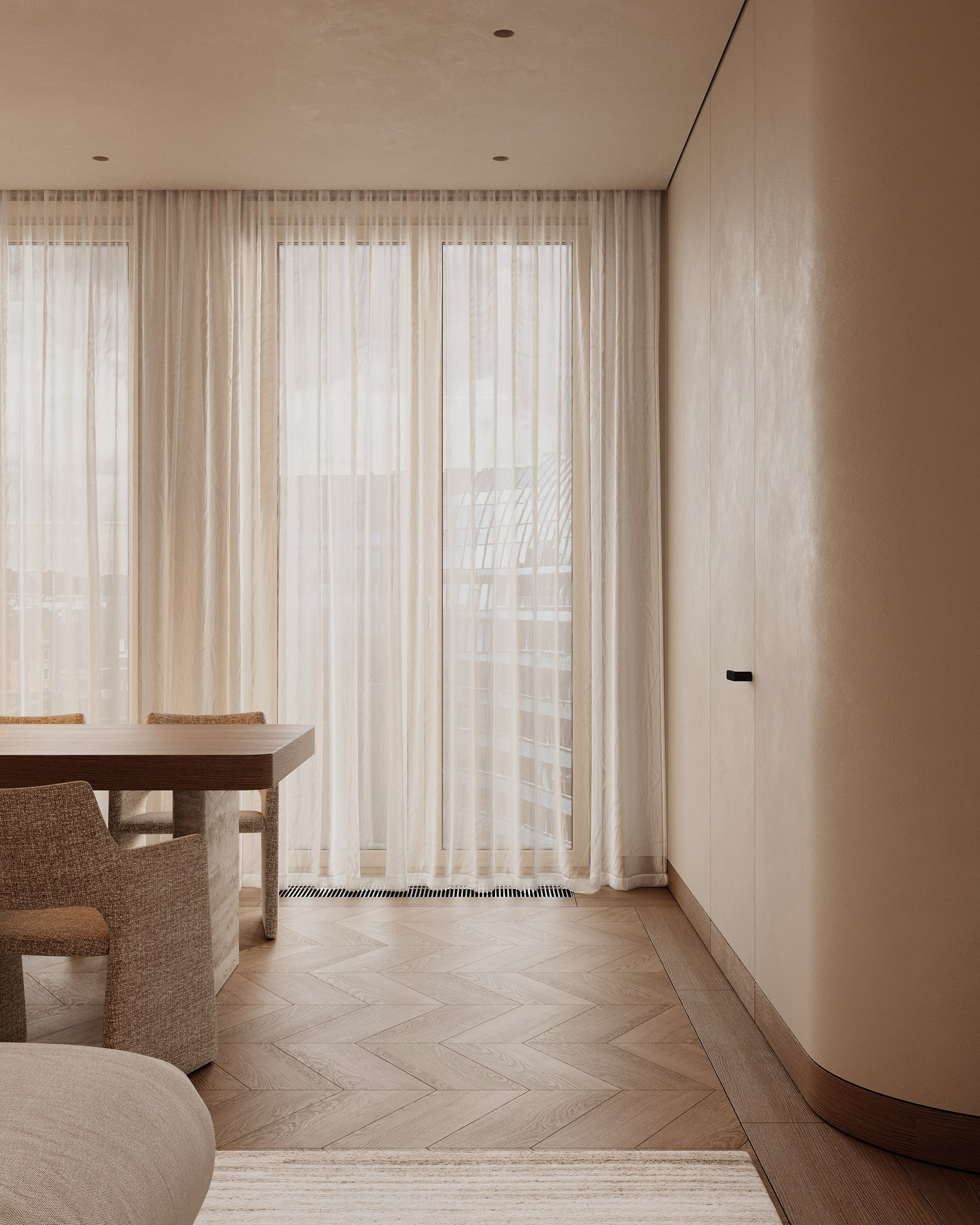 GARDEN QUARTERS. Interior 3D visualizer Liya Iskevich