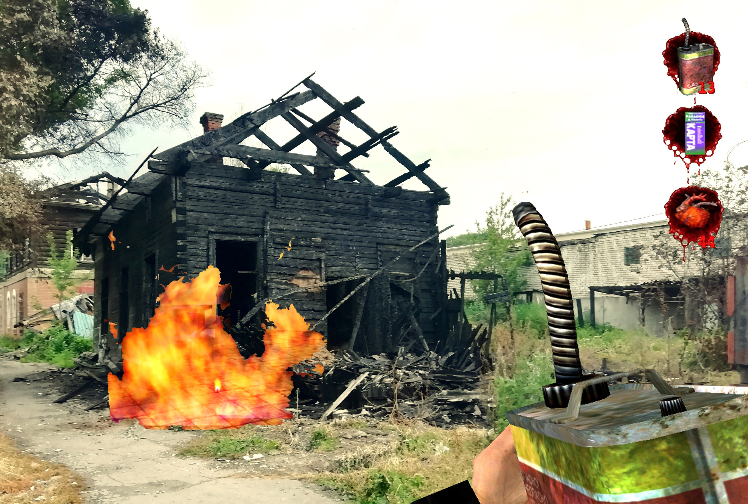 Urban fights. Художник Рыбак Николай