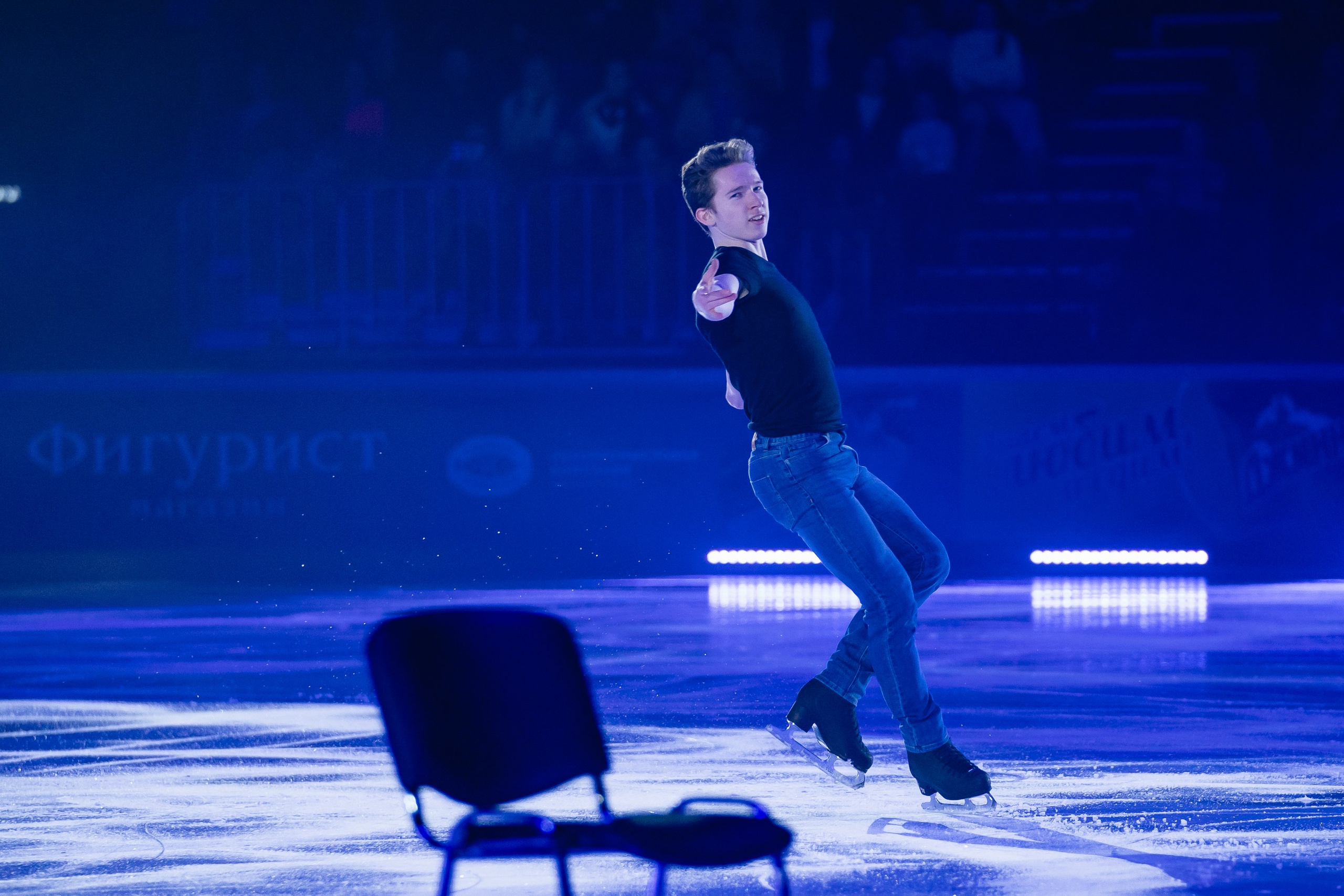 Шоу «Чемпионы на льду» в Новосибирске. Воробьева Ксения — Спортивный и танцевальный фотограф Новосибирск