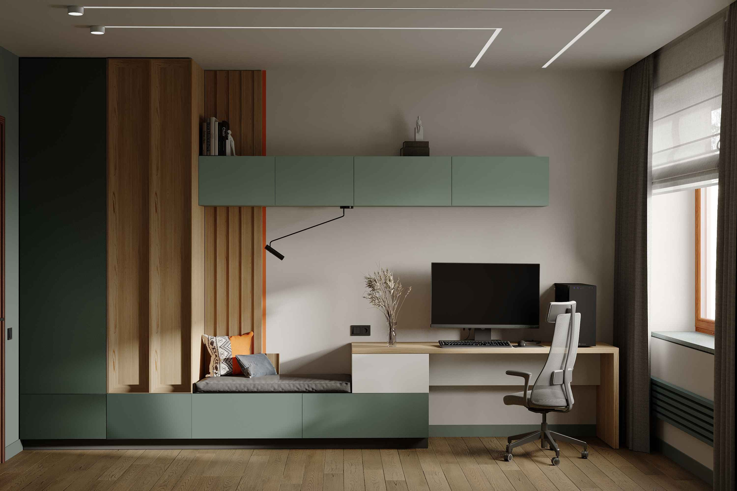 Дизайн интерьера большого дома в Самарской области. Студия дизайна интерьера «Строчка» | Москва, Санкт-Петербург, Самара, Казань, Тольятти, Ульяновск и другие города России